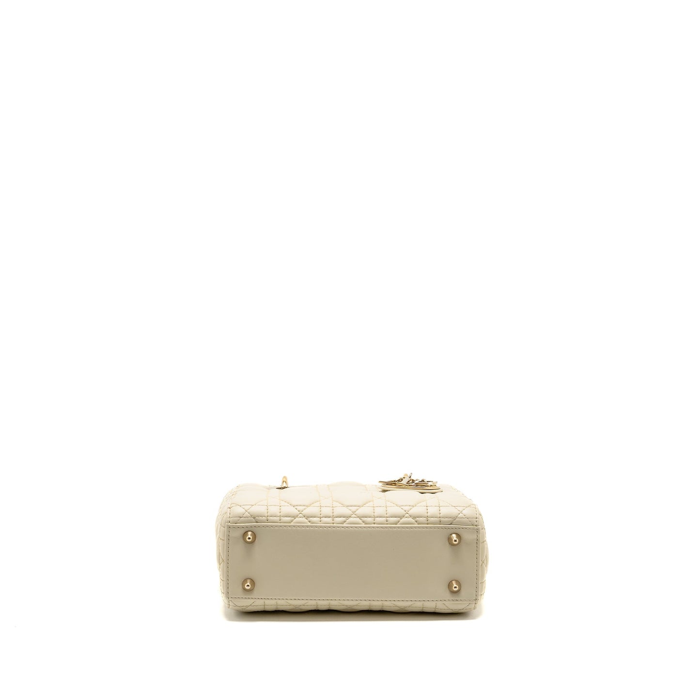Dior Small Lady Dior Lambskin White