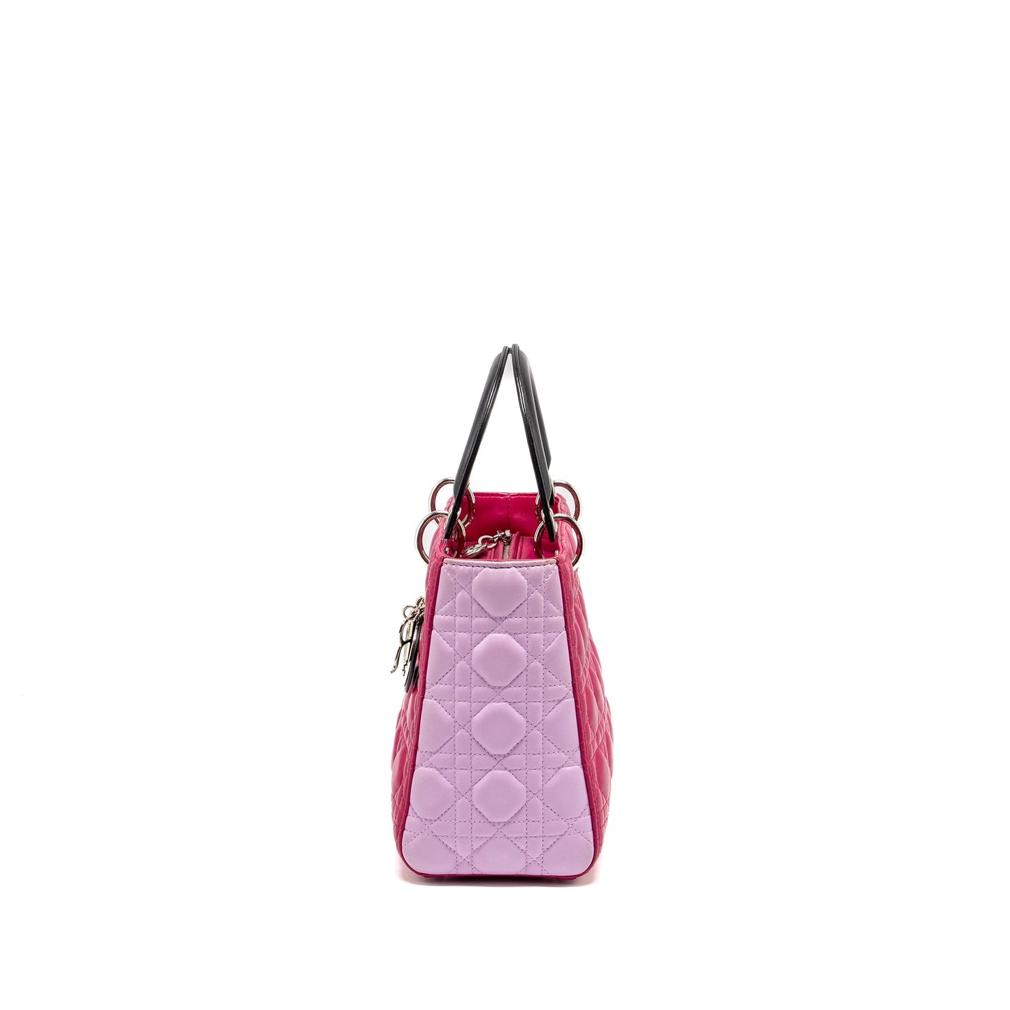 Dior Medium Lady Dior Lambskin Pink / Multicolour