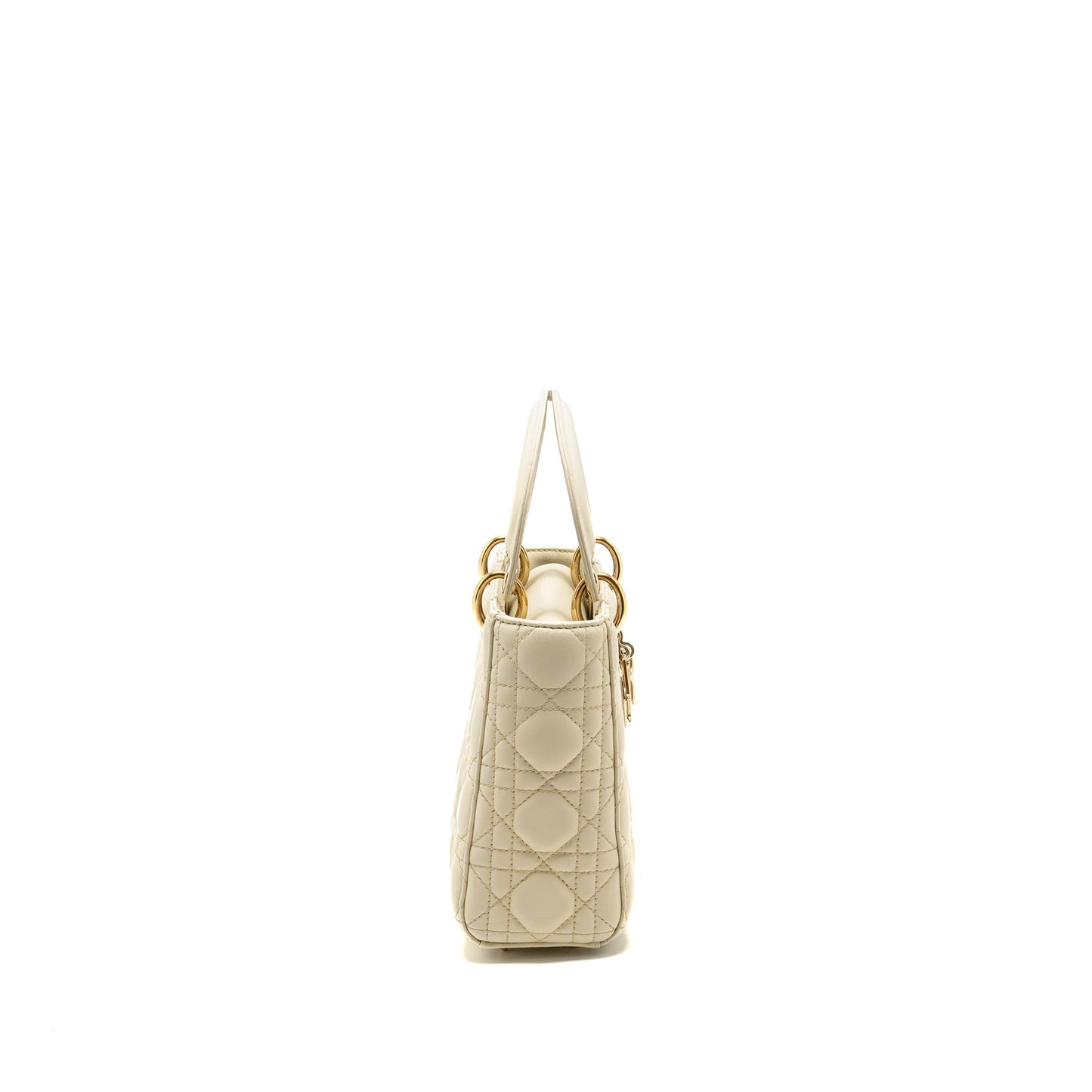 Dior Small Lady Dior Lambskin White