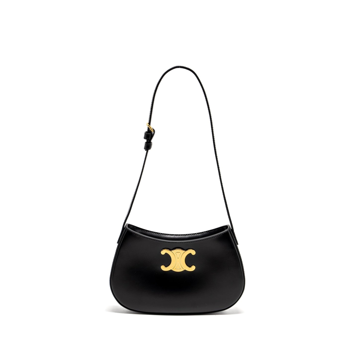 Celine Medium Tilly Chic Mini Purse Calfskin Black