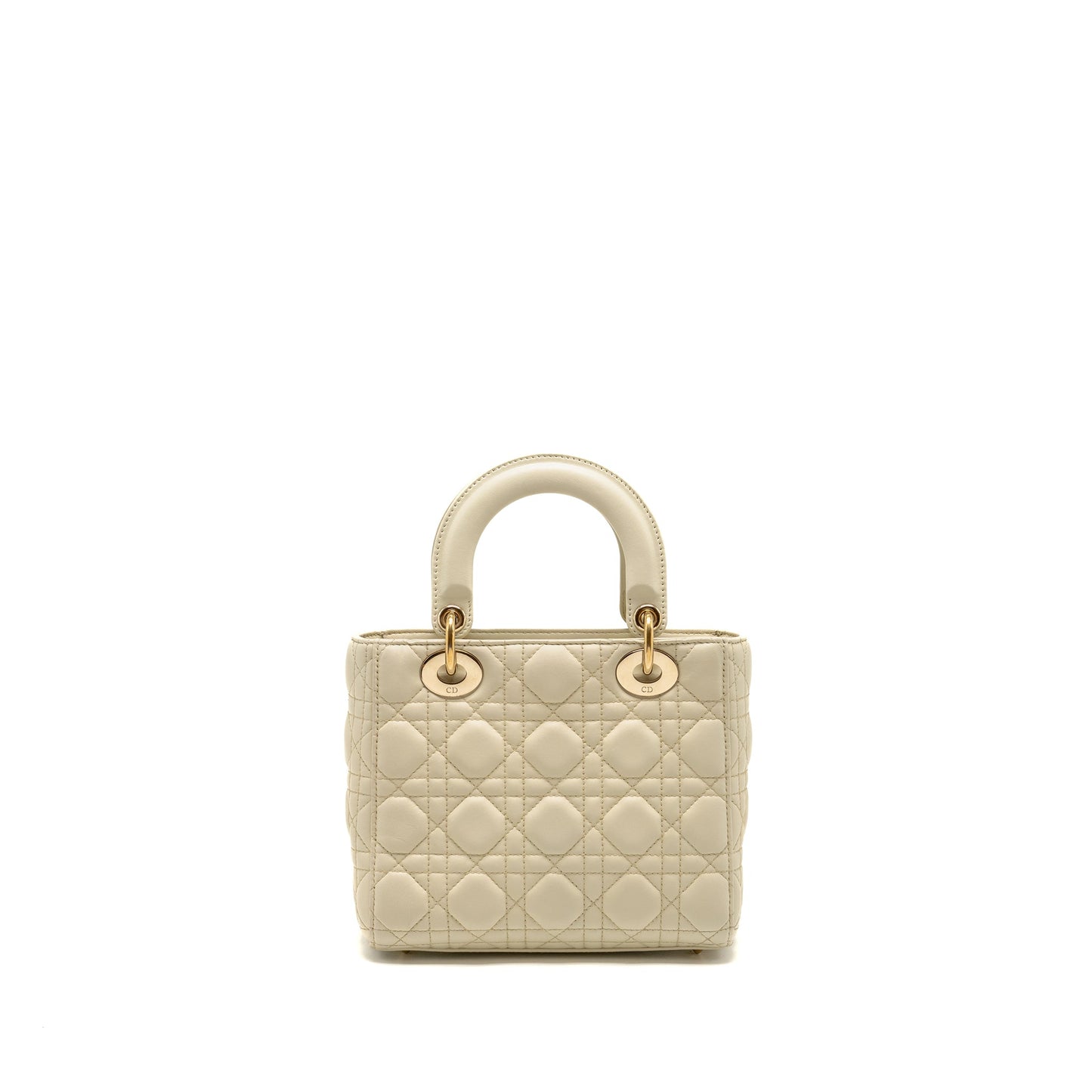 Dior Small Lady Dior Lambskin White