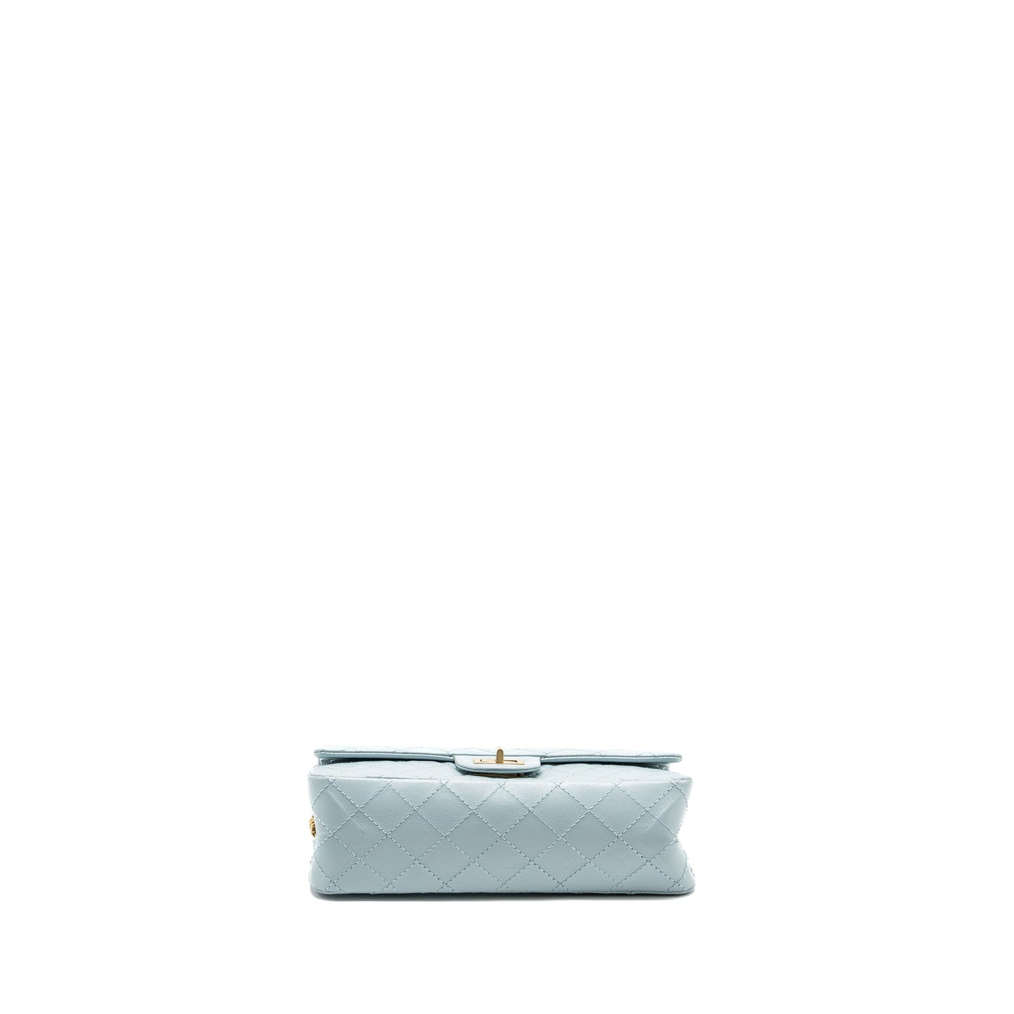 Chanel Small 2.55 226 reissue double flap bag calfskin light blue  (microchip)