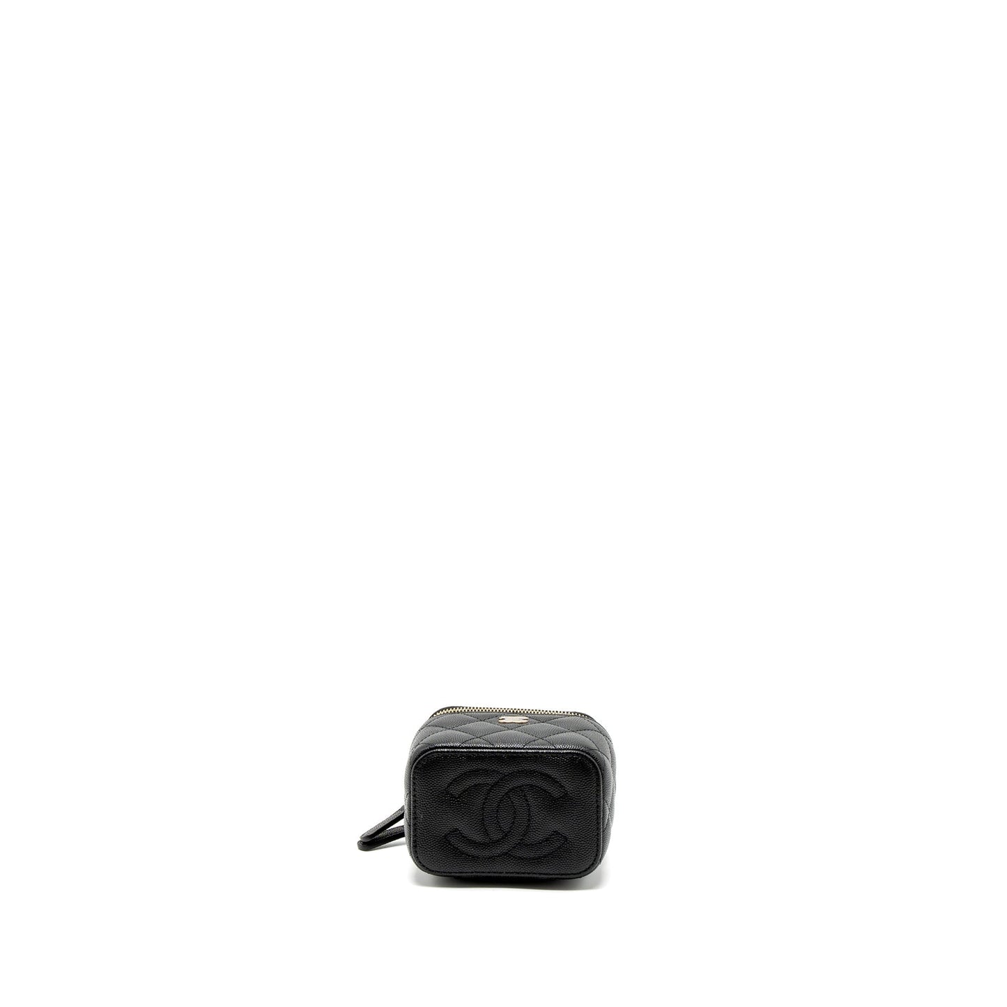 Chanel Mini Vanity with Chain Caviar Black L (Microchip)