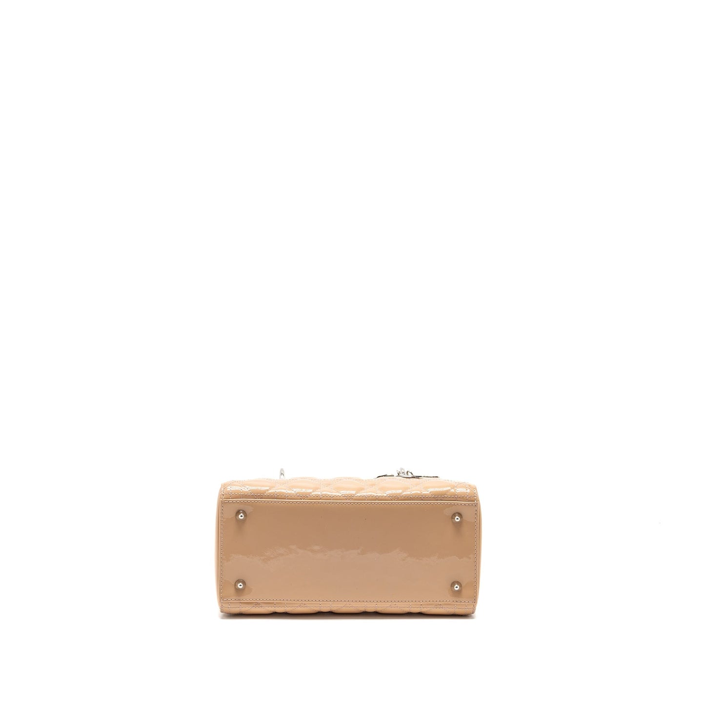 Dior Medium Lady Dior patent light pink