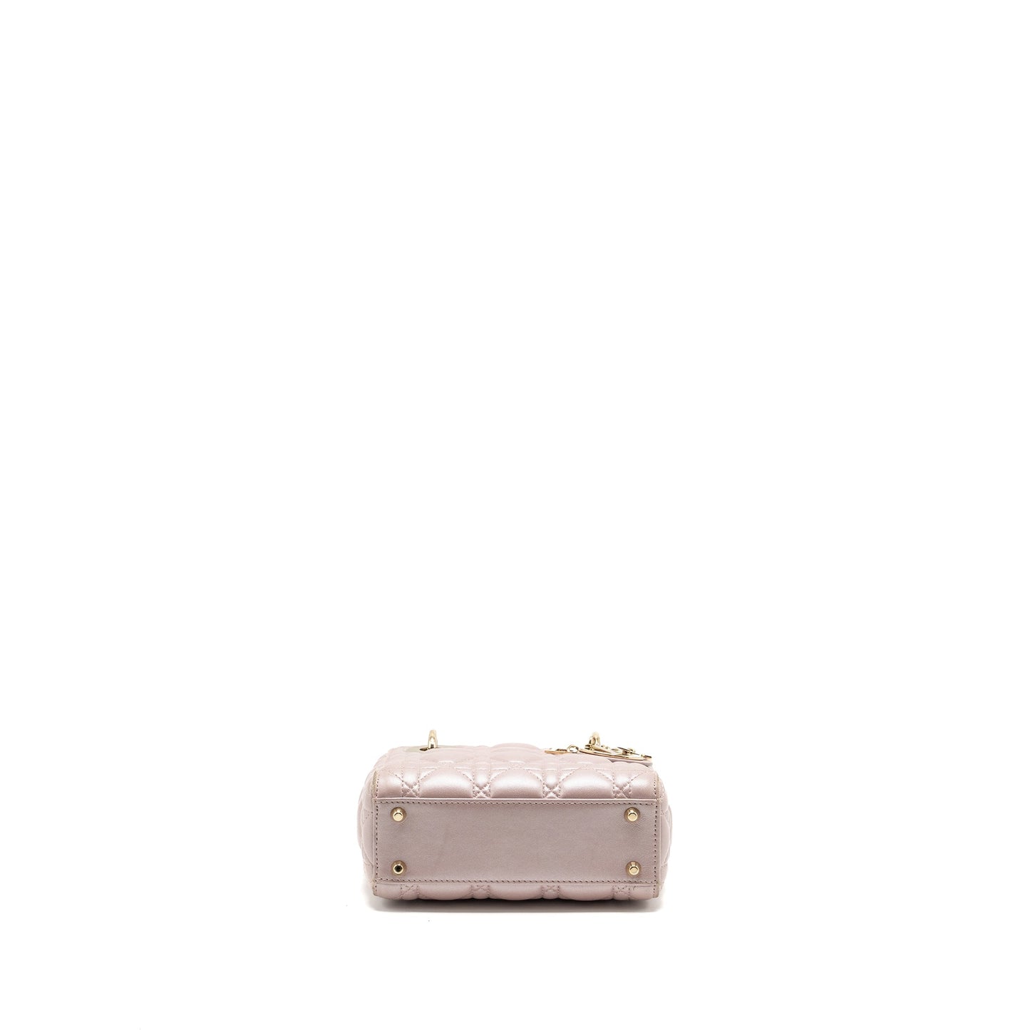 Dior Mini Lady Dior lambskin light pink