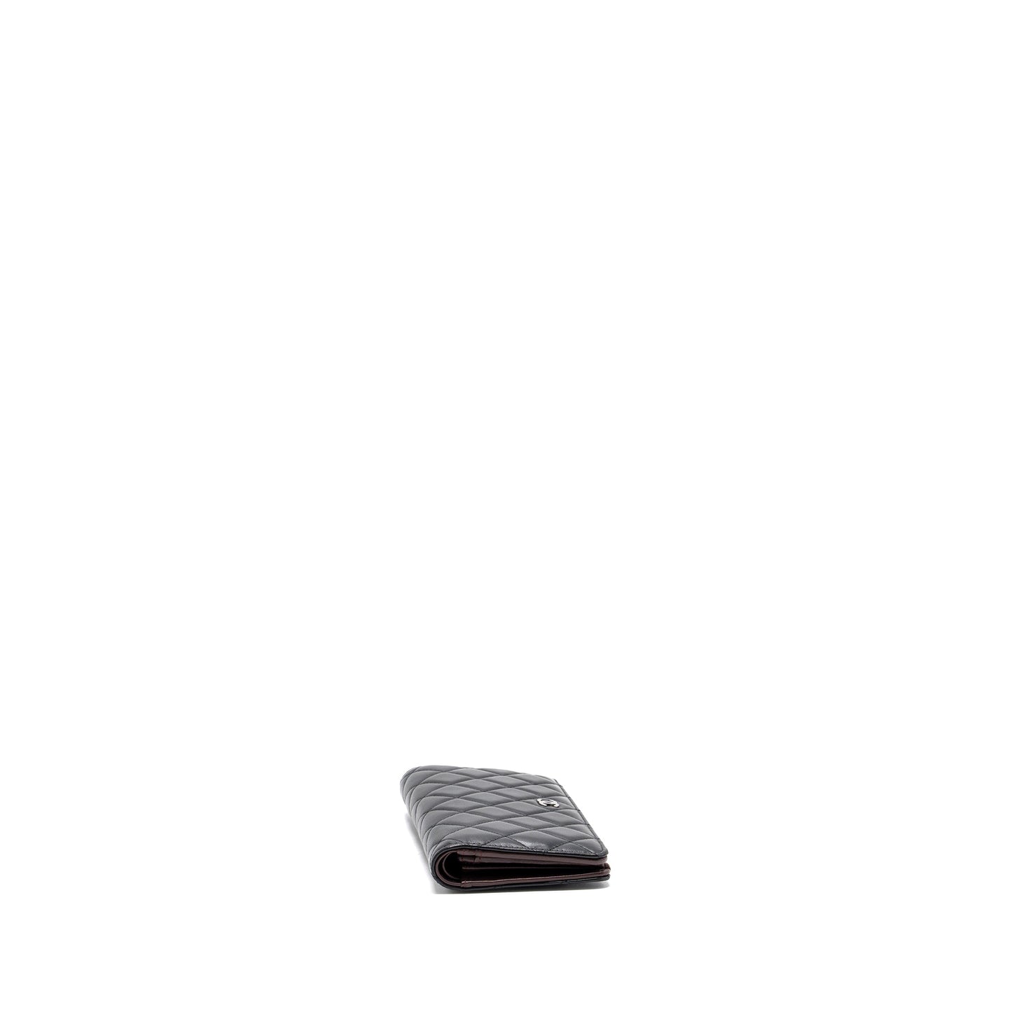 Chanel Long Wallet lambskin Black