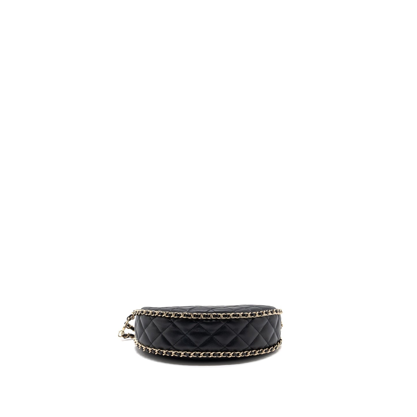 Chanel Small Moon Hobo Bag Lambskin Black L (microchip)