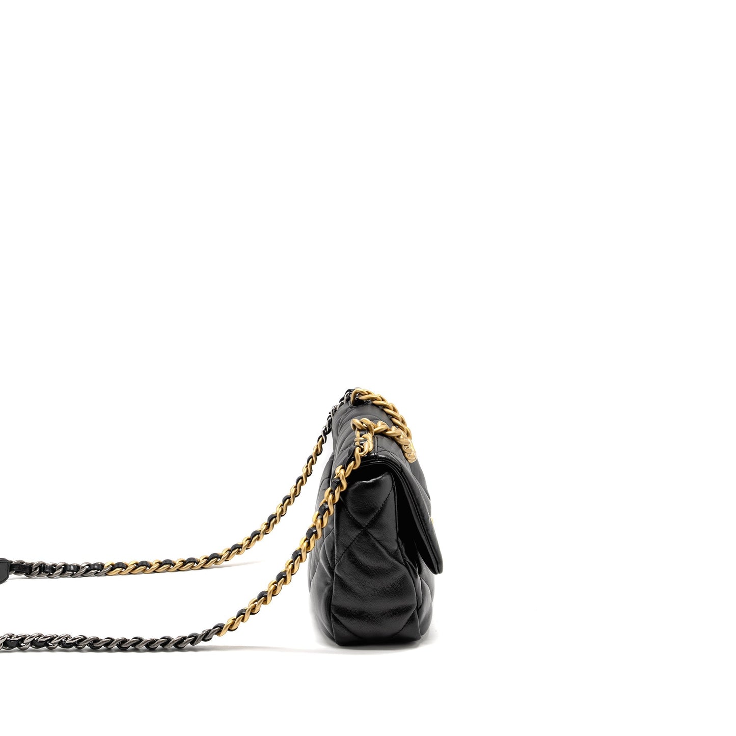 Chanel Small 19 Bag Lambskin Black  (microchip)