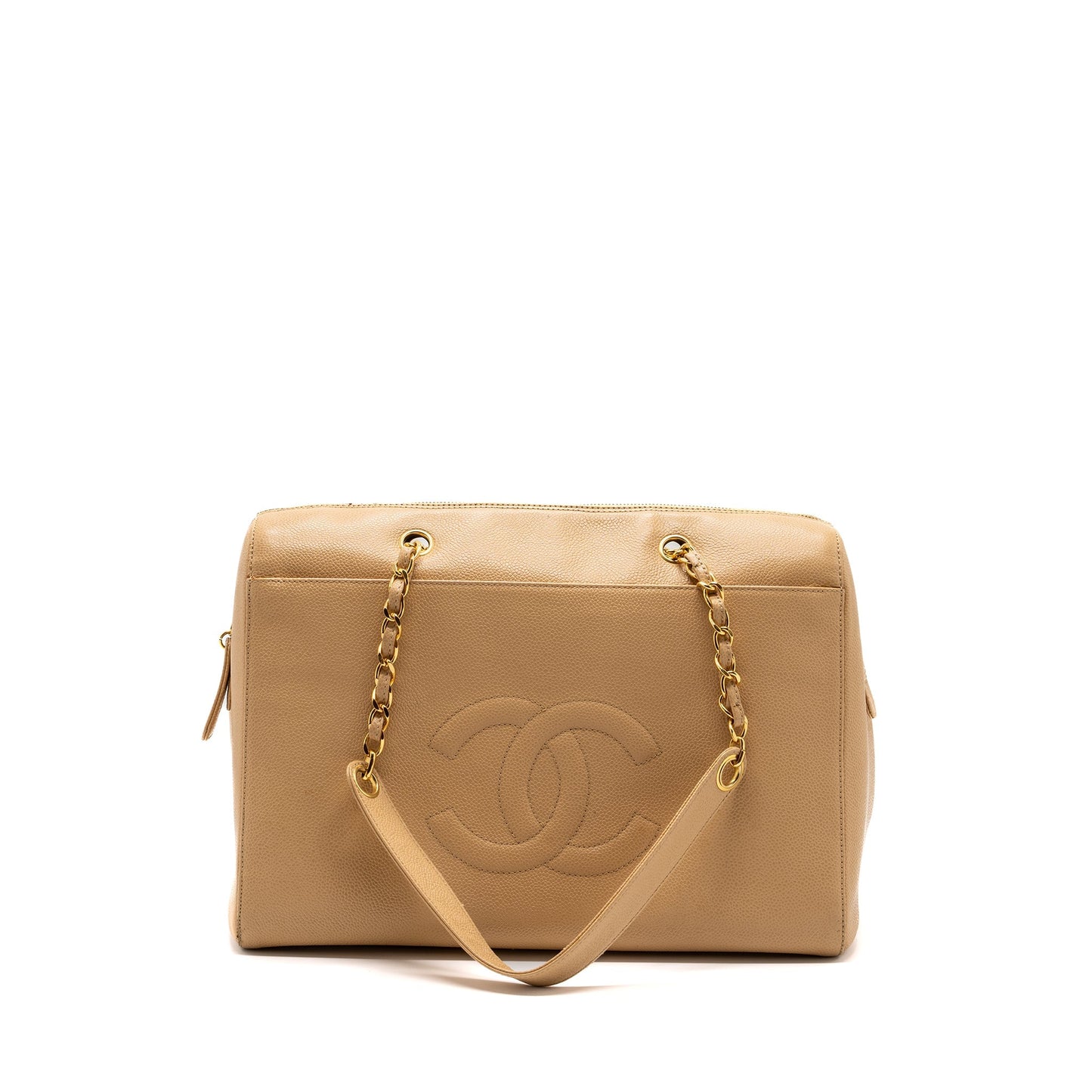 Chanel  Tote Bag Caviar Beige