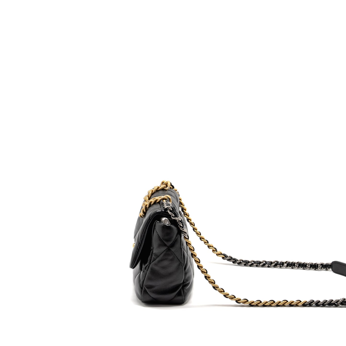 Chanel Small 19 Bag Lambskin Black  (microchip)