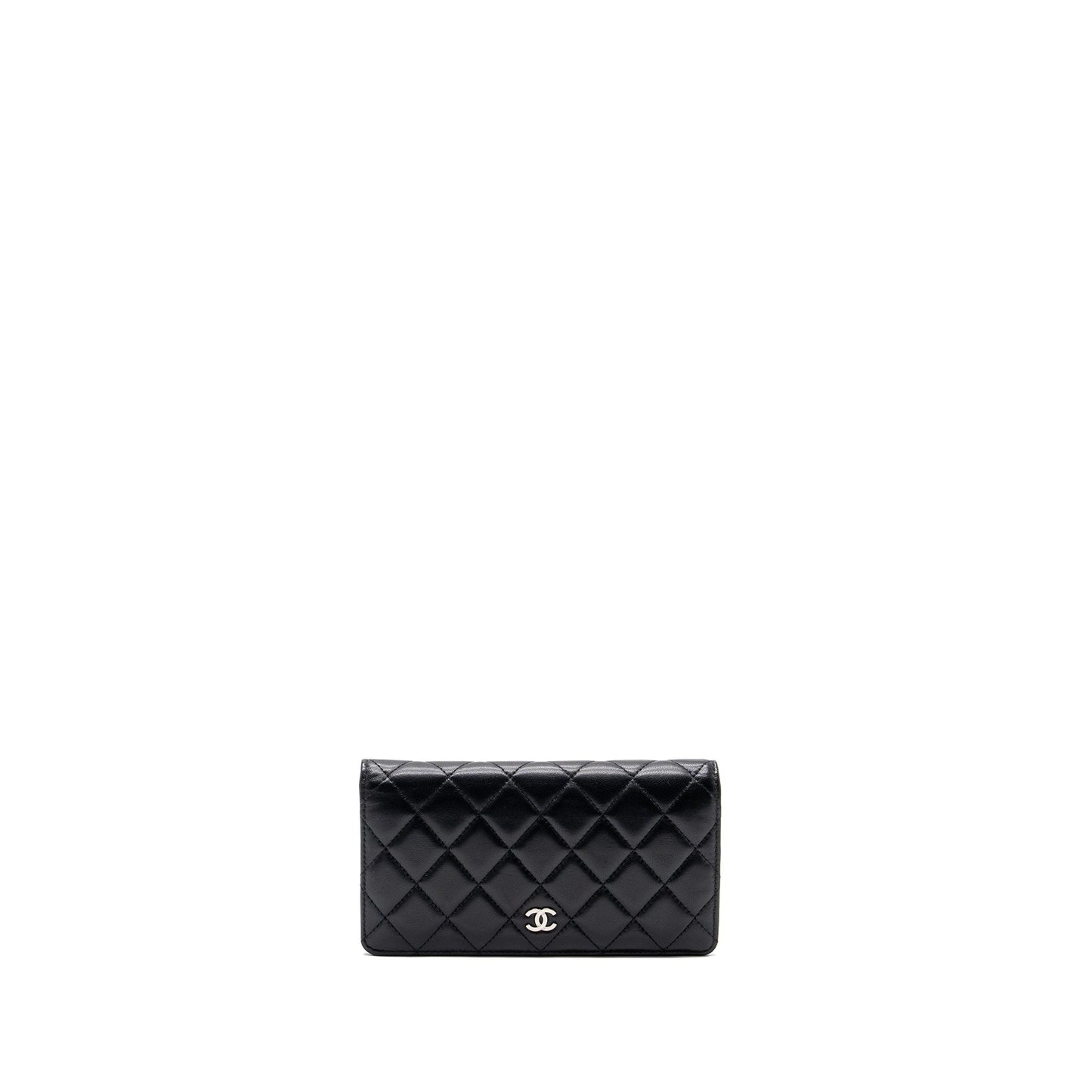 Chanel Long Wallet lambskin Black