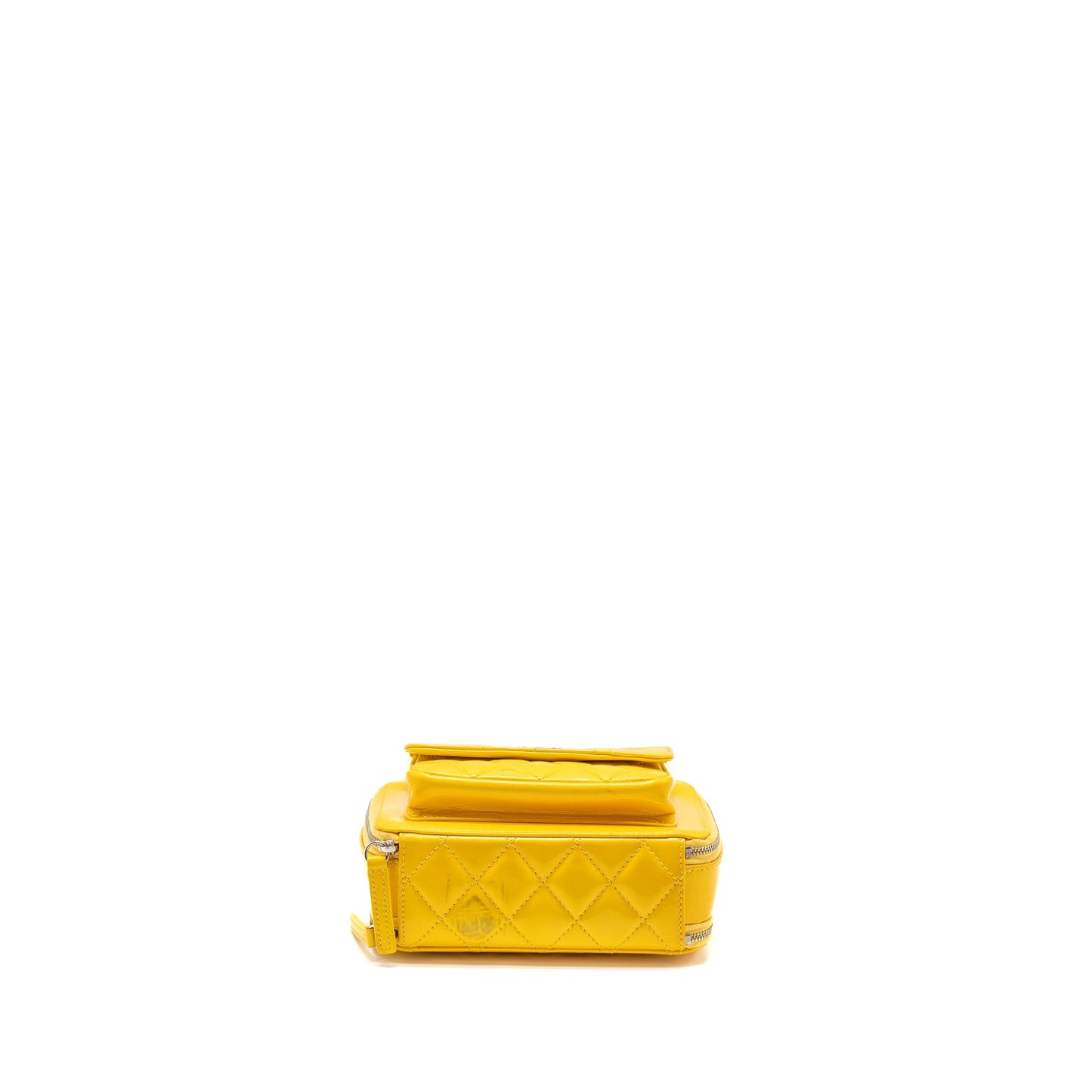 Chanel Pocket Box Camera Bag Patent Yellow