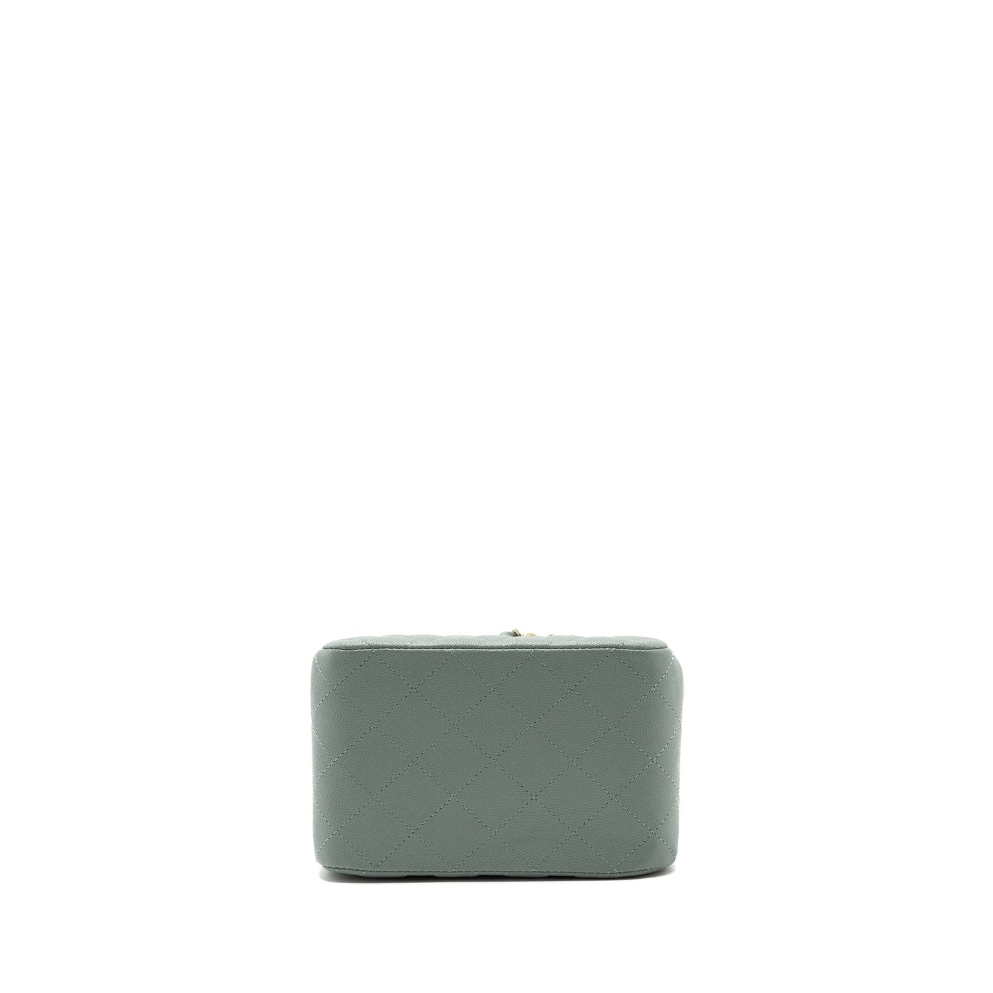 Chanel 23C mini bucket tote bag caviar light grey L (microchip)