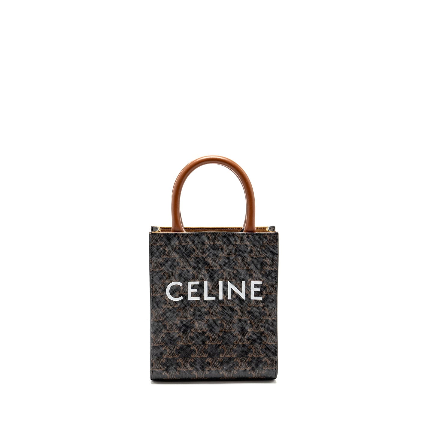 Celine Mini Vertical Cabas Triomphe Canvas