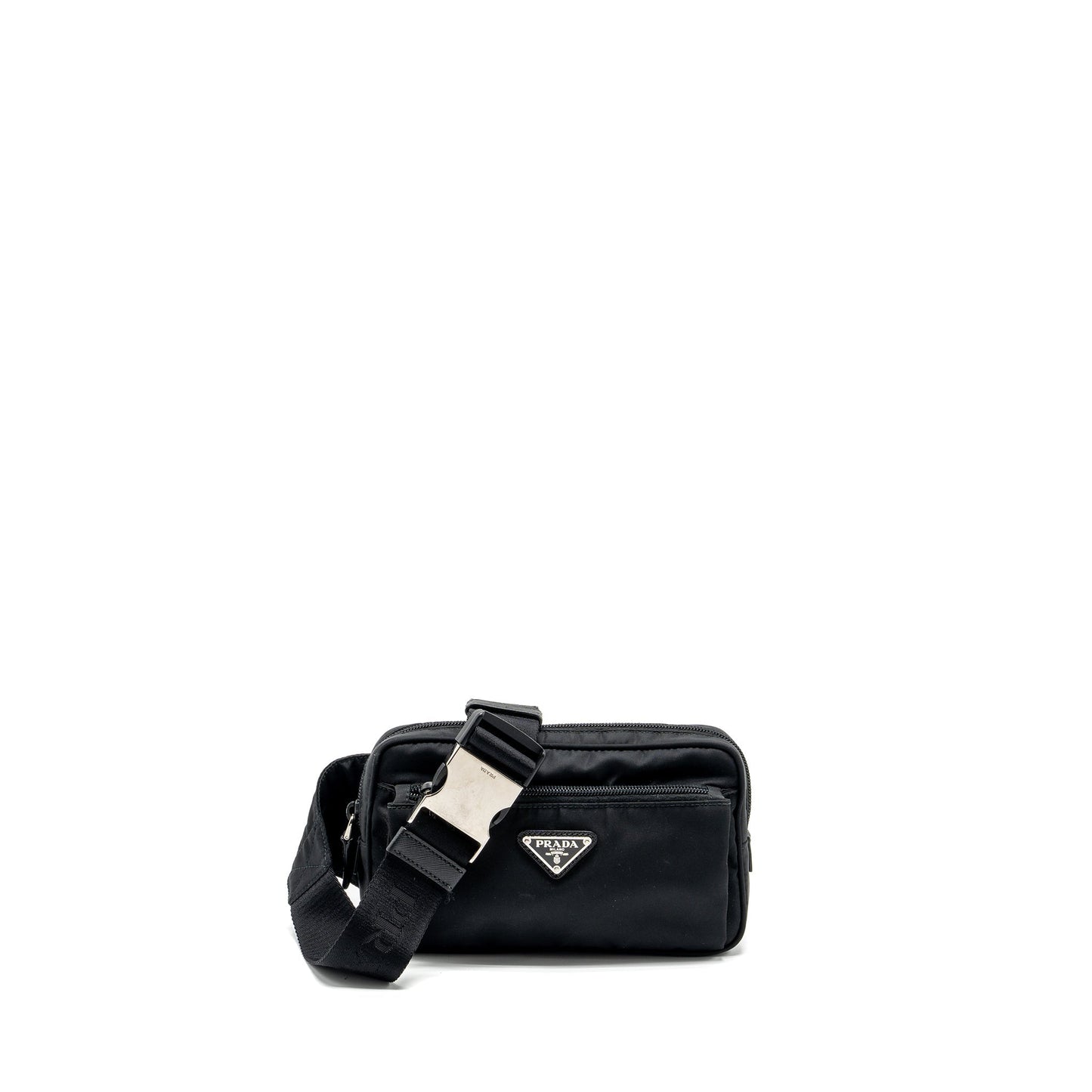 Prada Re-Nylon Belt Purse Nylon Black