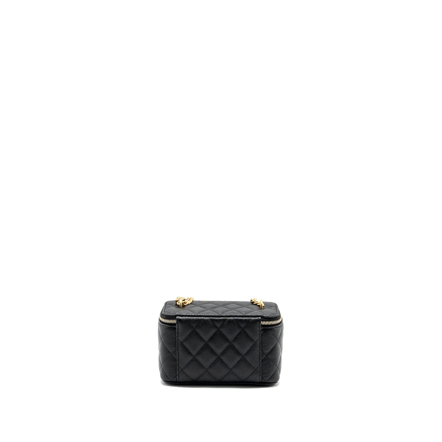 Chanel Coco Love Long Vanity with Adjustable Chain Caviar Black  (microchip)