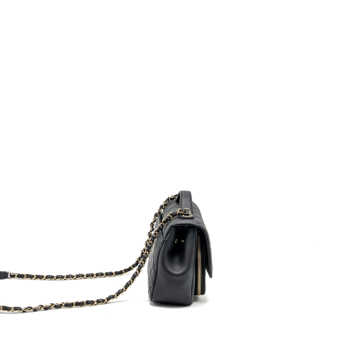 Chanel Medium Business Affinity Caviar black L