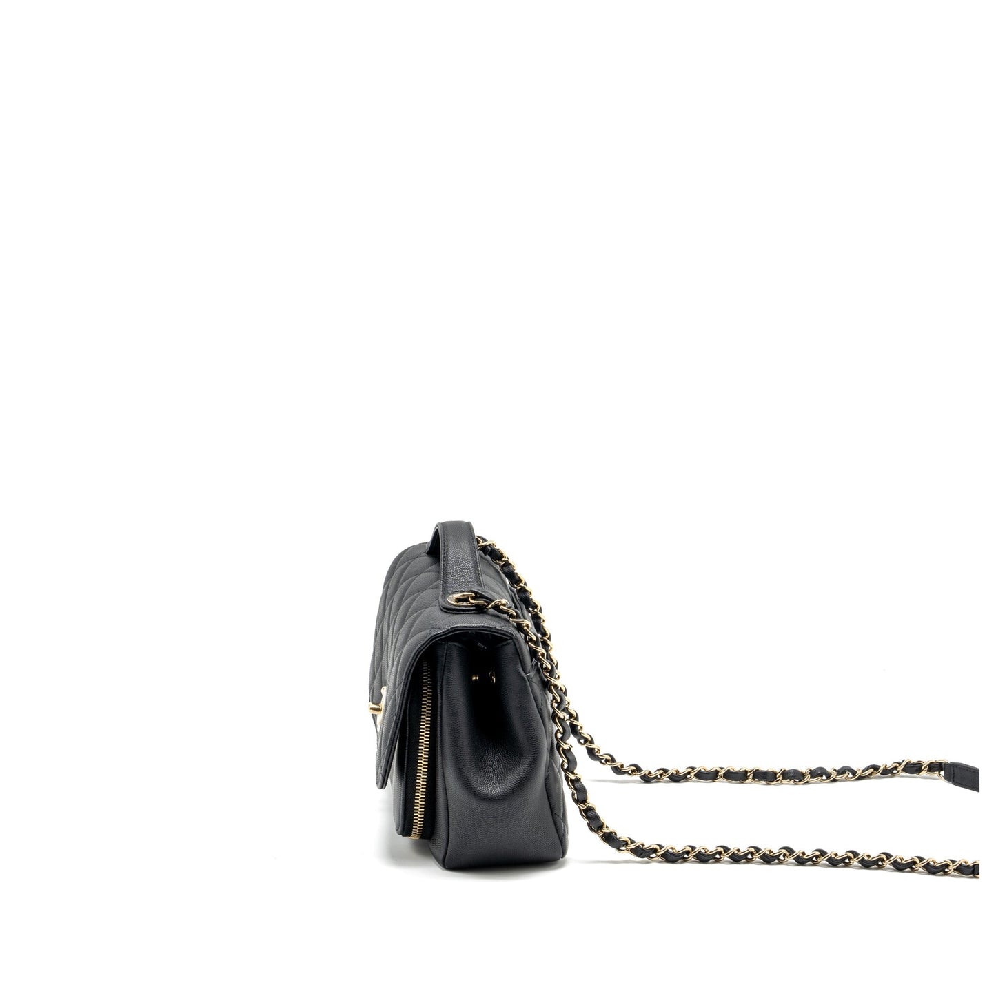 Chanel Medium Business Affinity Caviar black L
