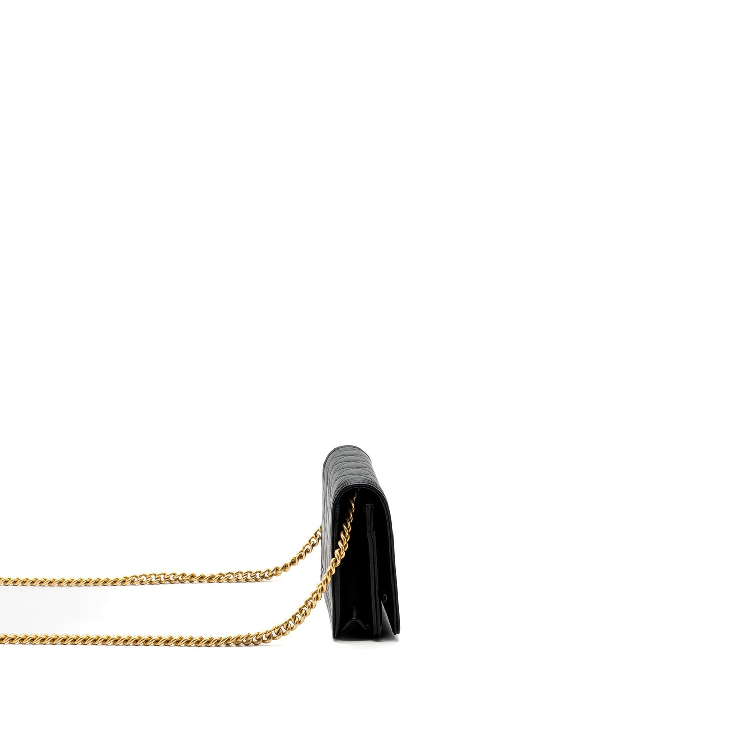 Chanel Boy Wallet On Chain Lambskin Black (Microchip)