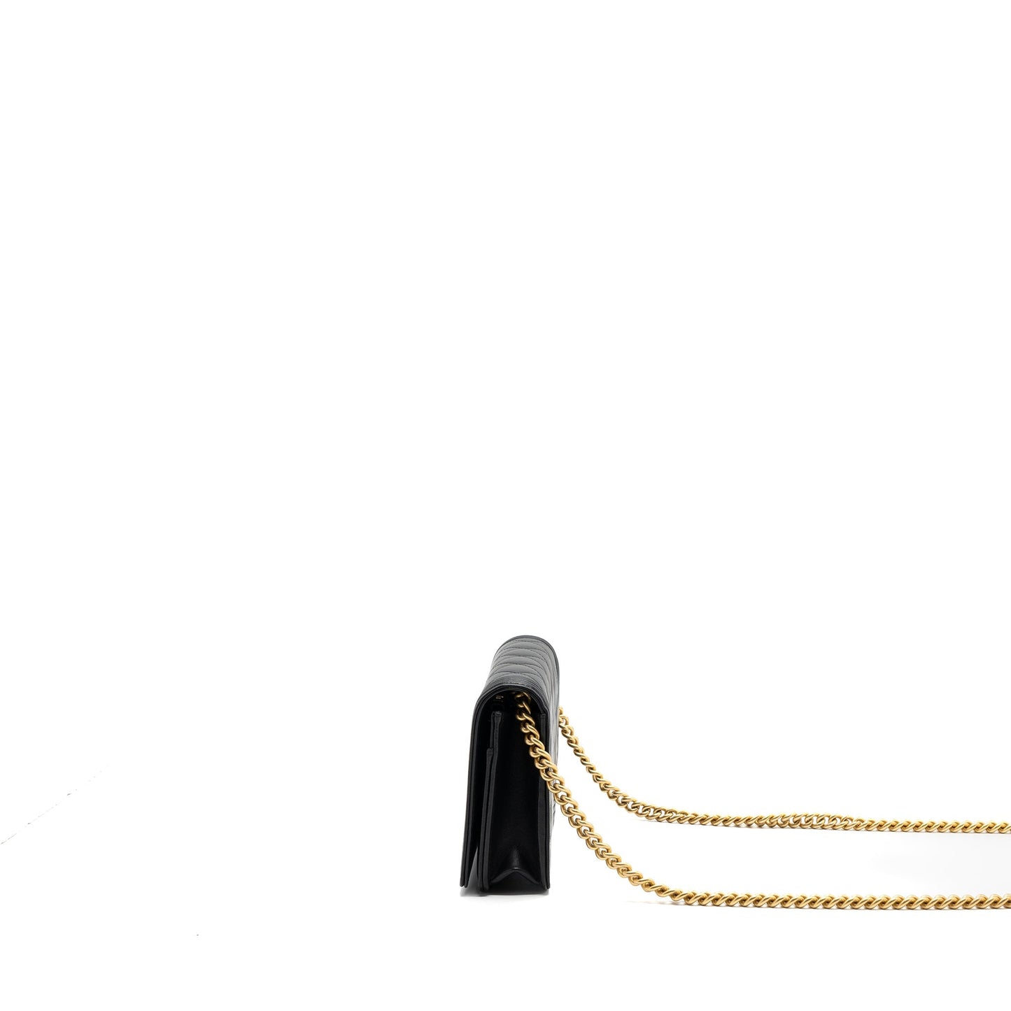 Chanel Boy Wallet On Chain Lambskin Black (Microchip)