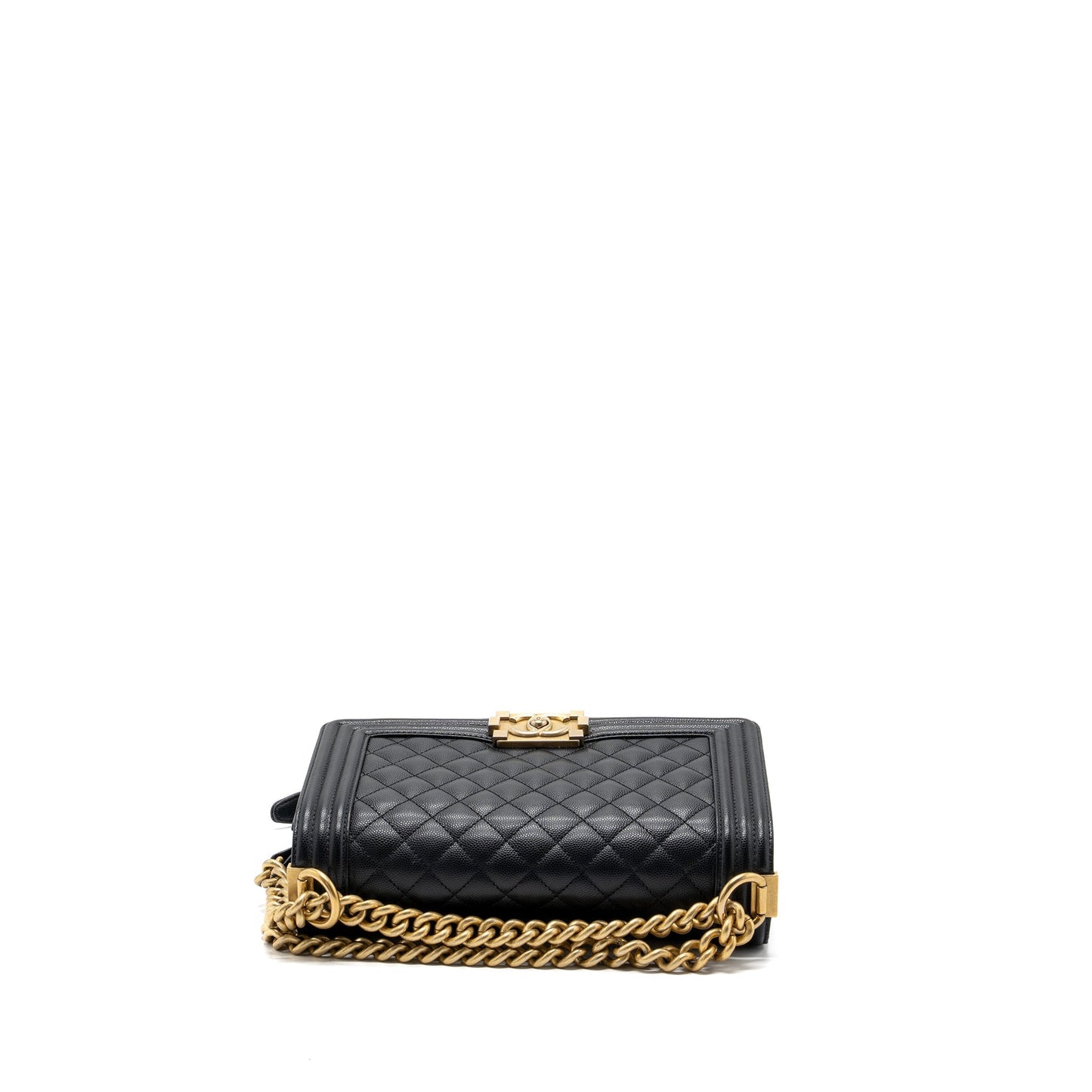 Chanel Medium Classic Boy Bag Caviar Black