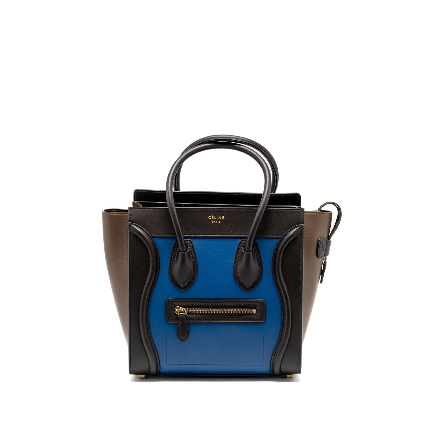 Celine Micro Luggage Purse Calfskin Multicolour