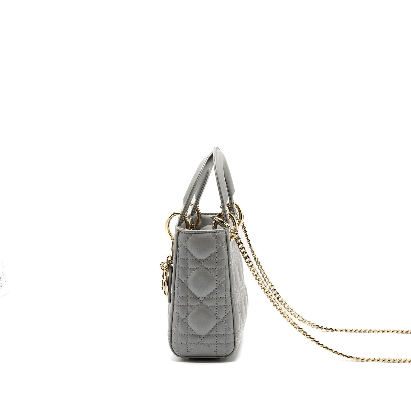 Dior Mini Lady Dior Lambskin Grey