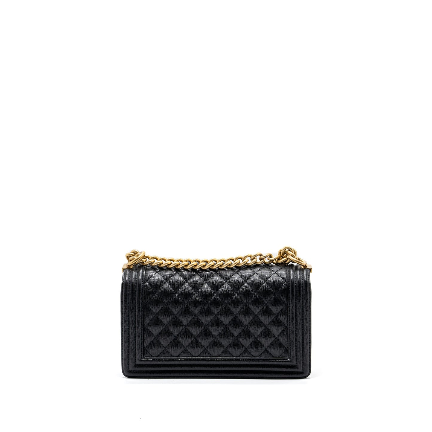 Chanel Medium Classic Boy Bag Caviar Black