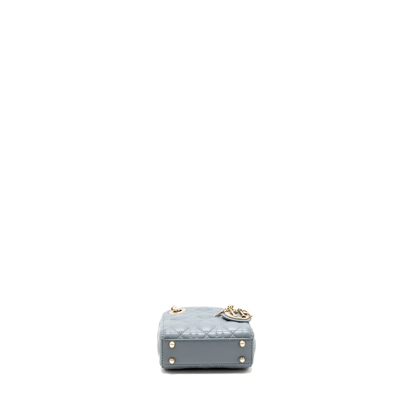 Dior Micro Lady Dior Lambskin Grey