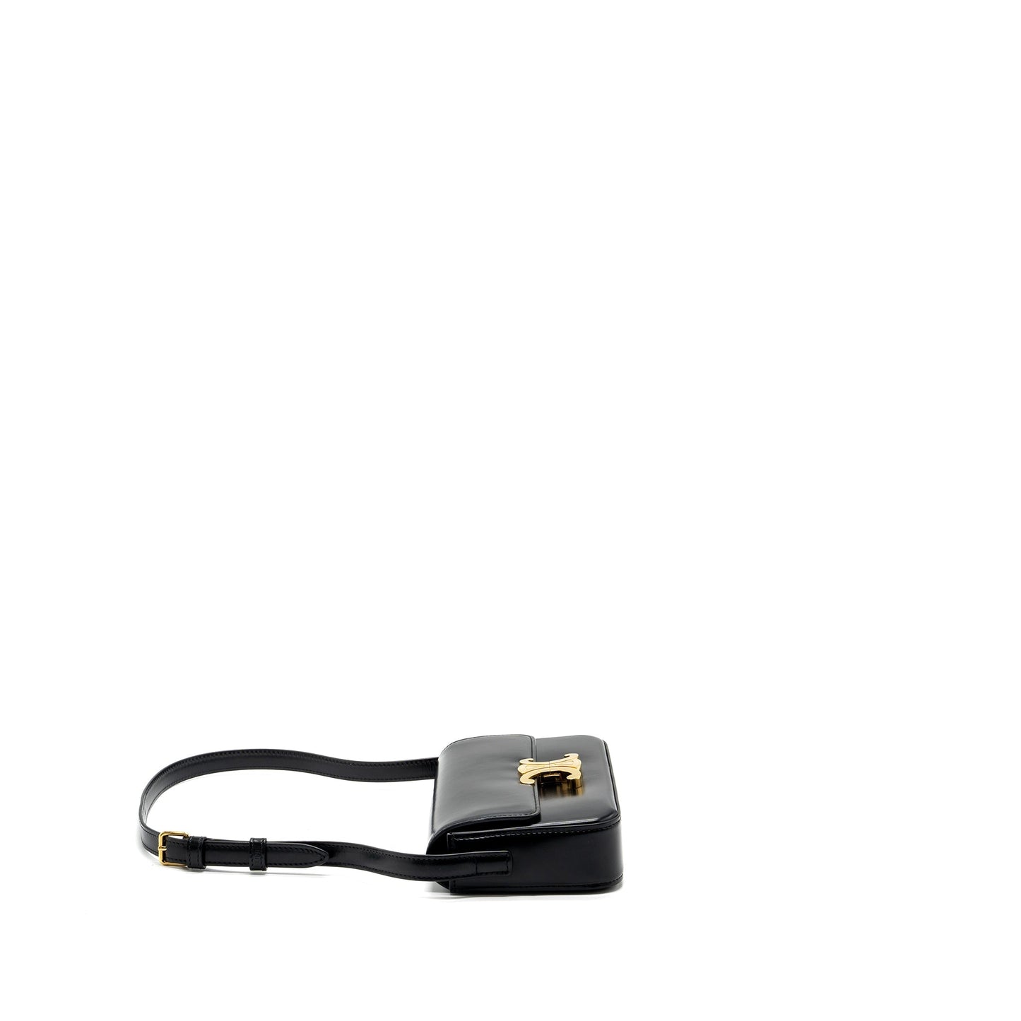 Celine Triomphe Mini Purse calfskin black