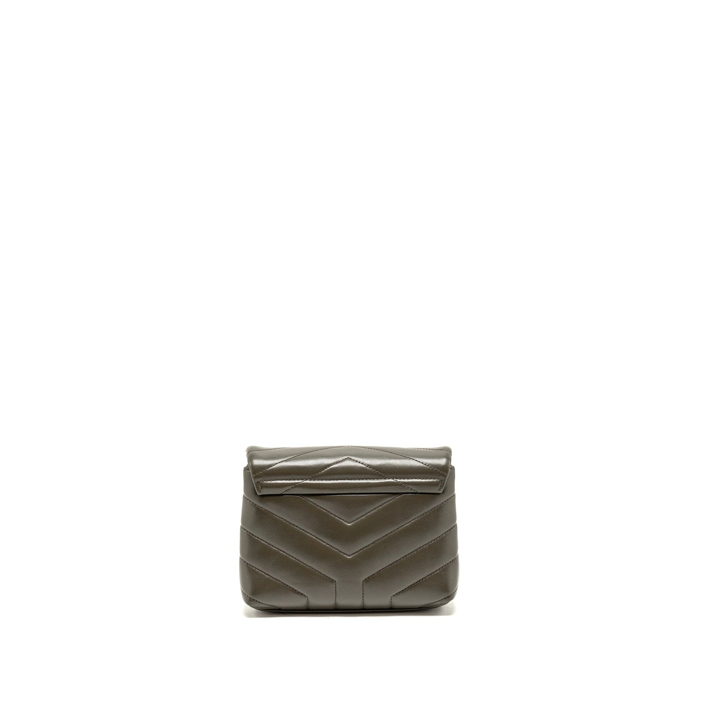 Saint Laurent/ Mini Toy Loulou Strap Purse Calfskin Dark Green