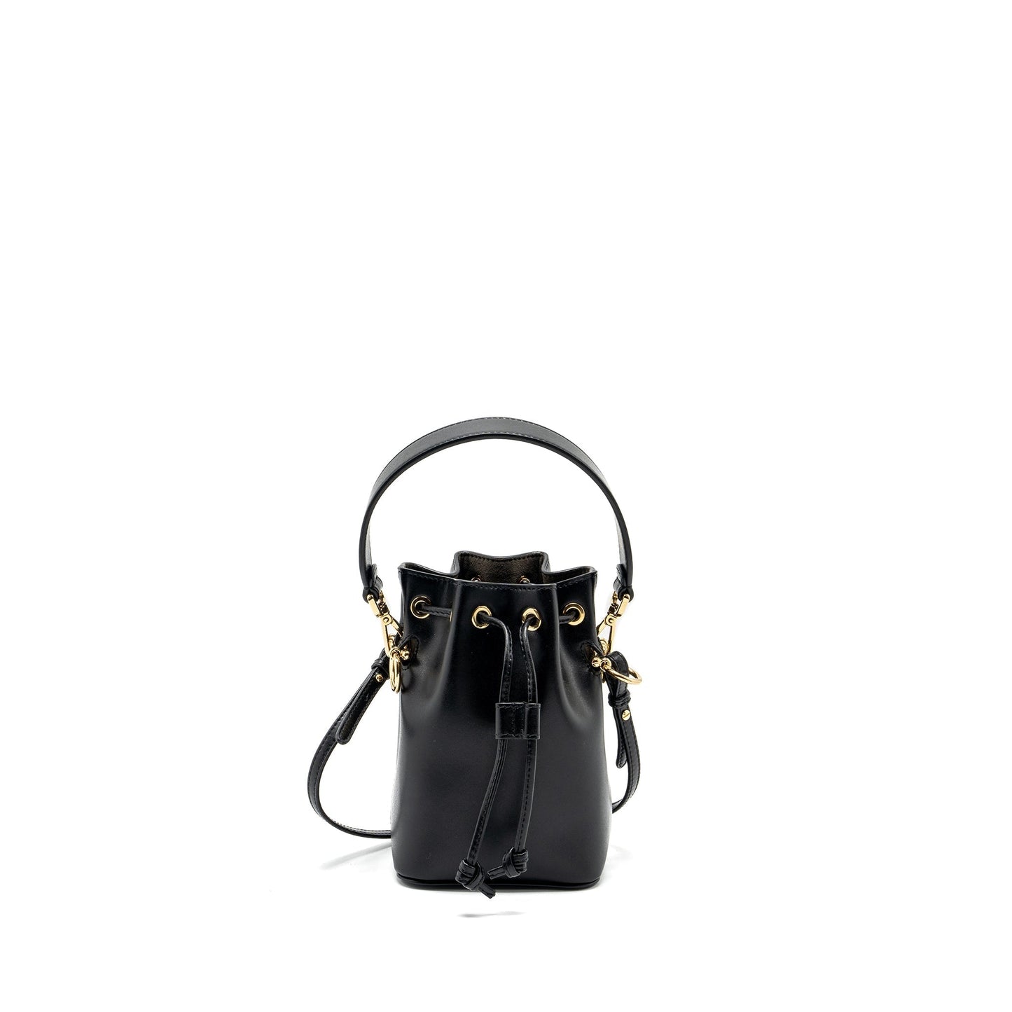 Fendi Mini Mon Tresor bucket Purse calfskin black