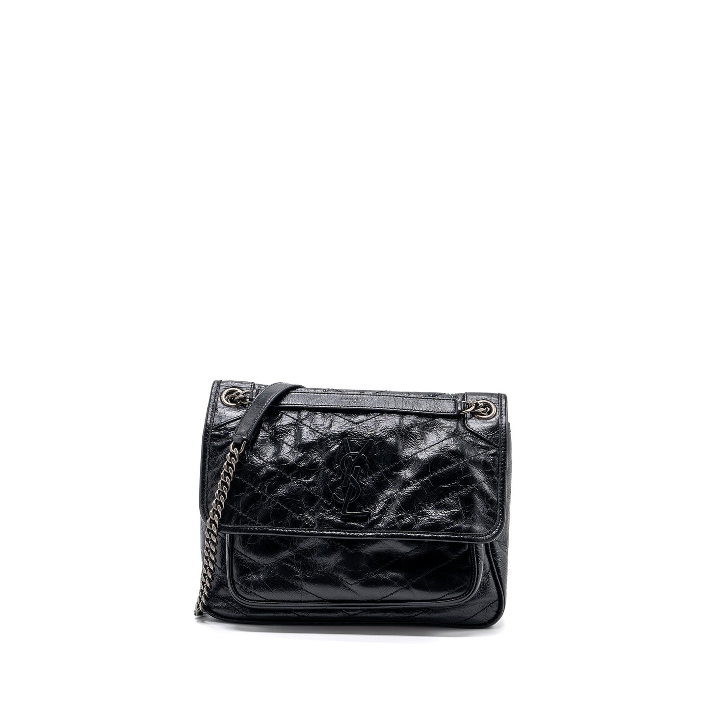 Saint laurent Medium Niki calfskin leather black