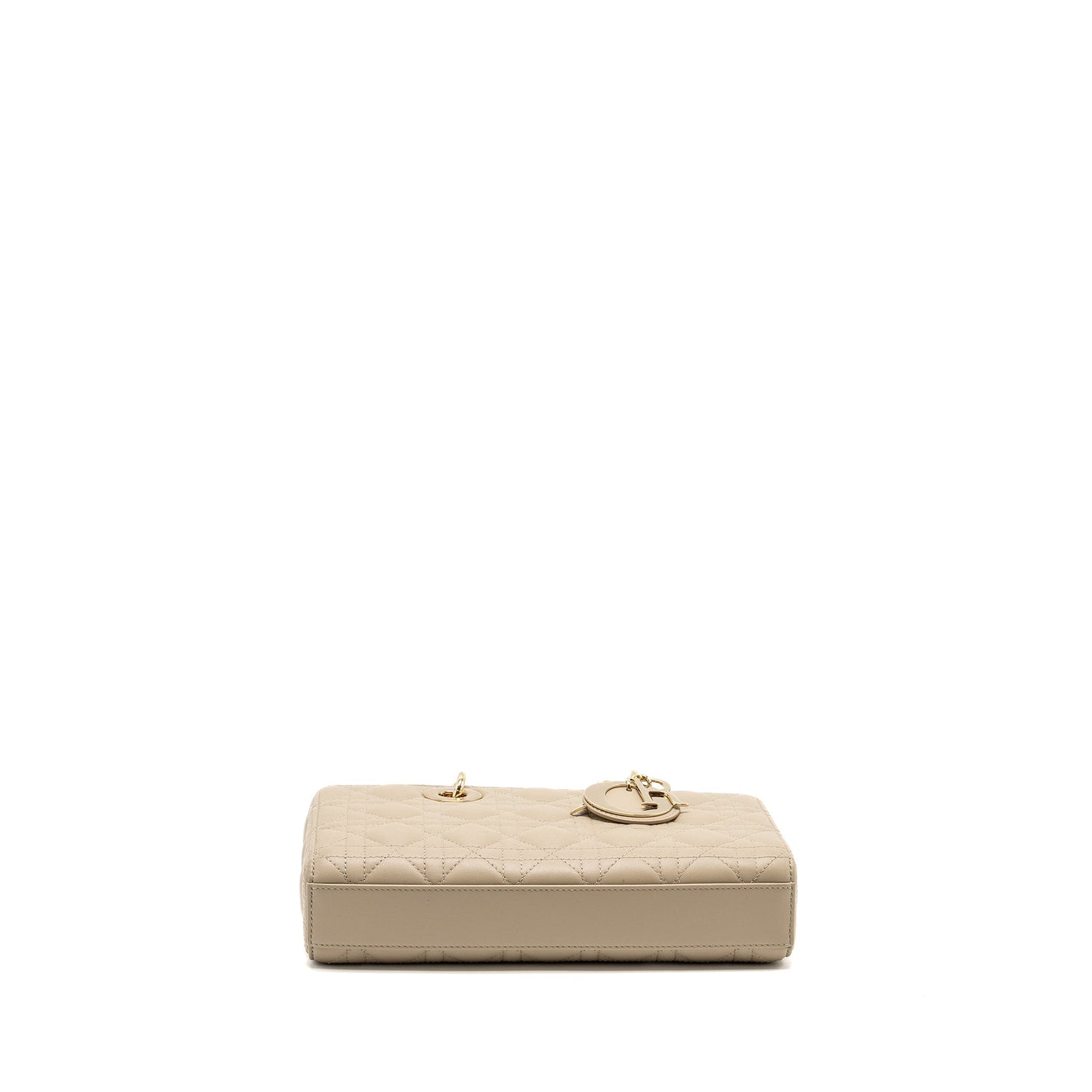 Dior Medium Lady D-Joy Purse Lambskin Beige