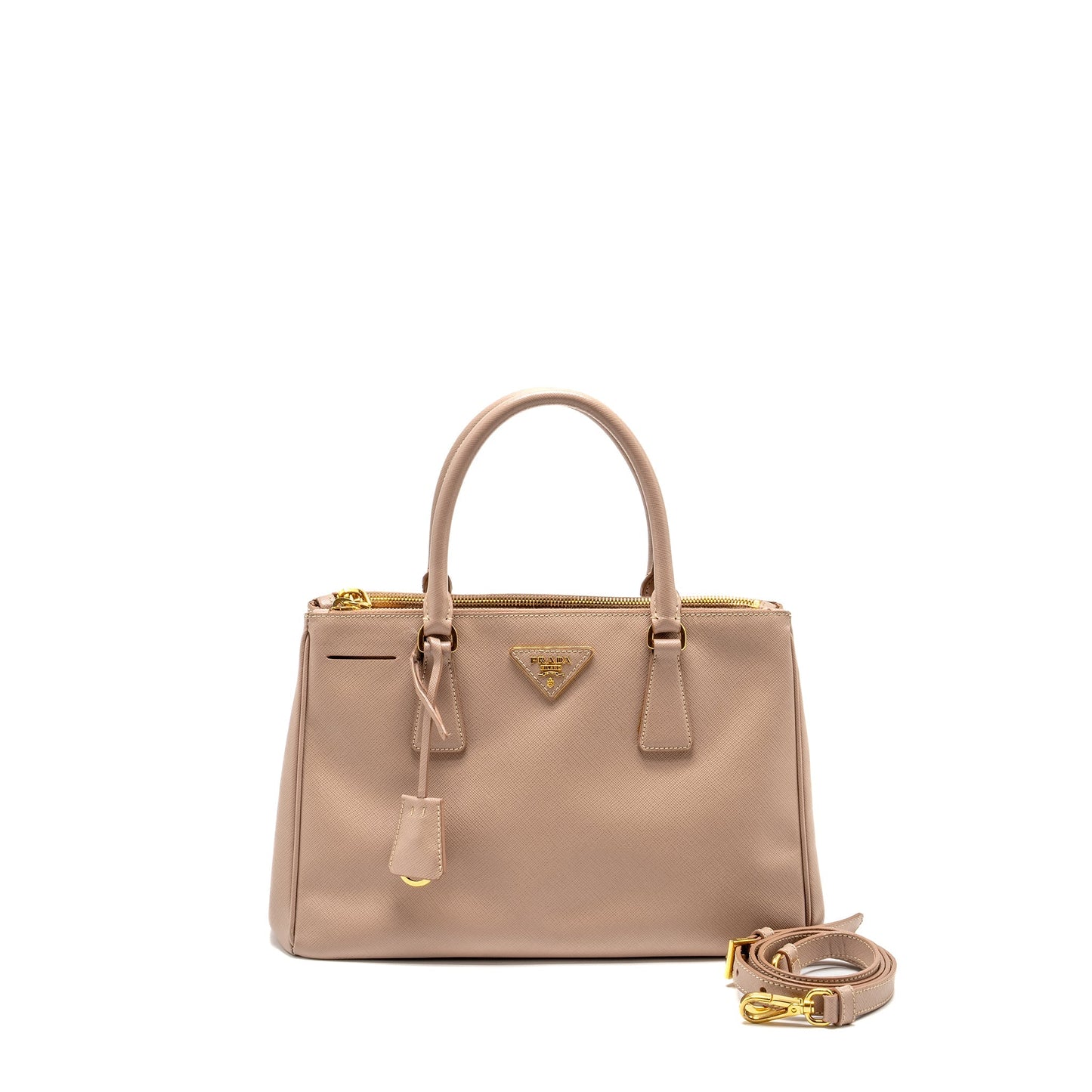 Prada Saffiano Tote Purse Light Pink