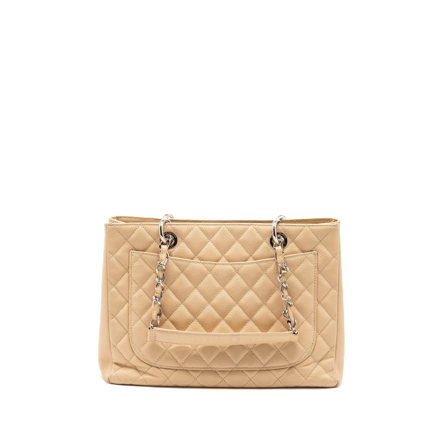 Chanel Grand Shopping Tote Caviar Beige