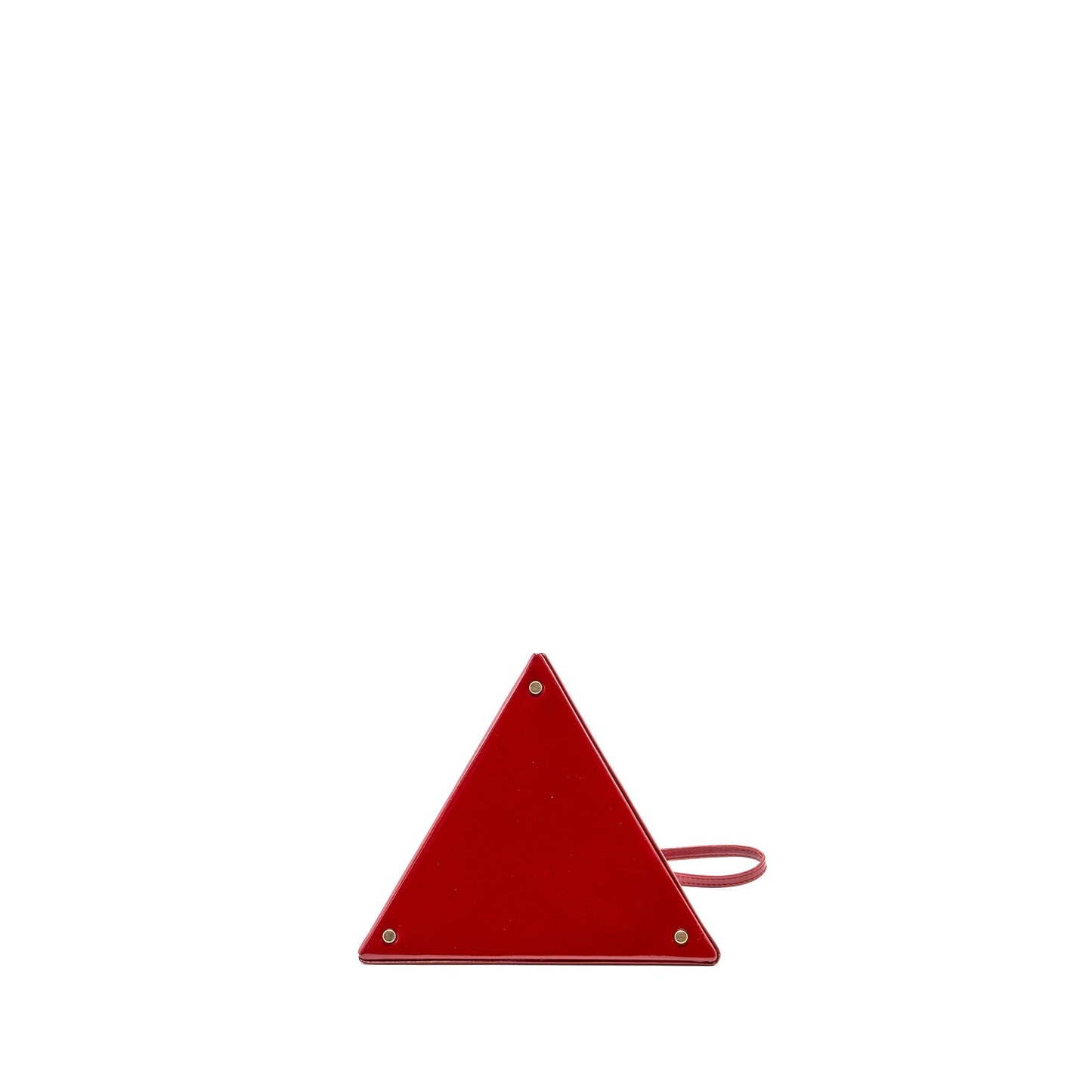 Saint Laurent/ Pyramid Clutch Patent Rouge