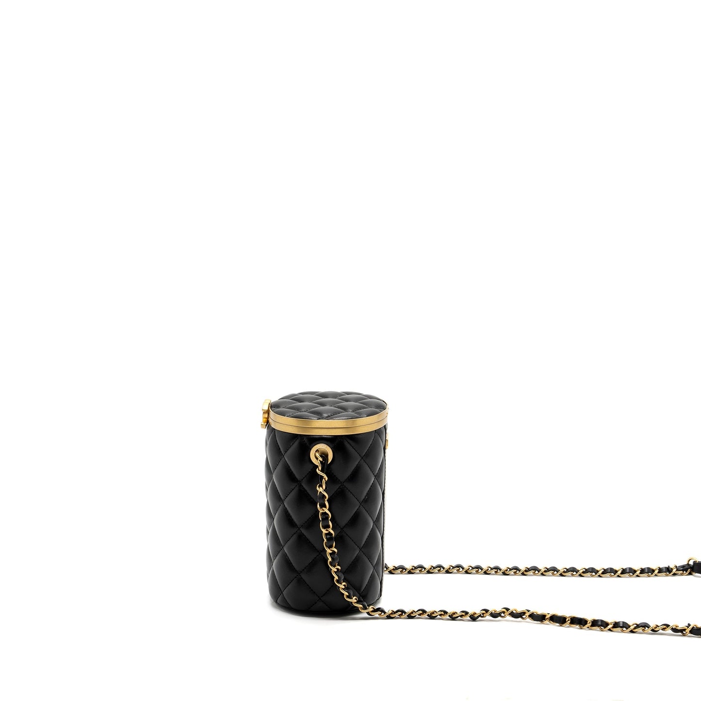 Chanel 21A Vanity With Chain Lambskin Black  (Microchip)