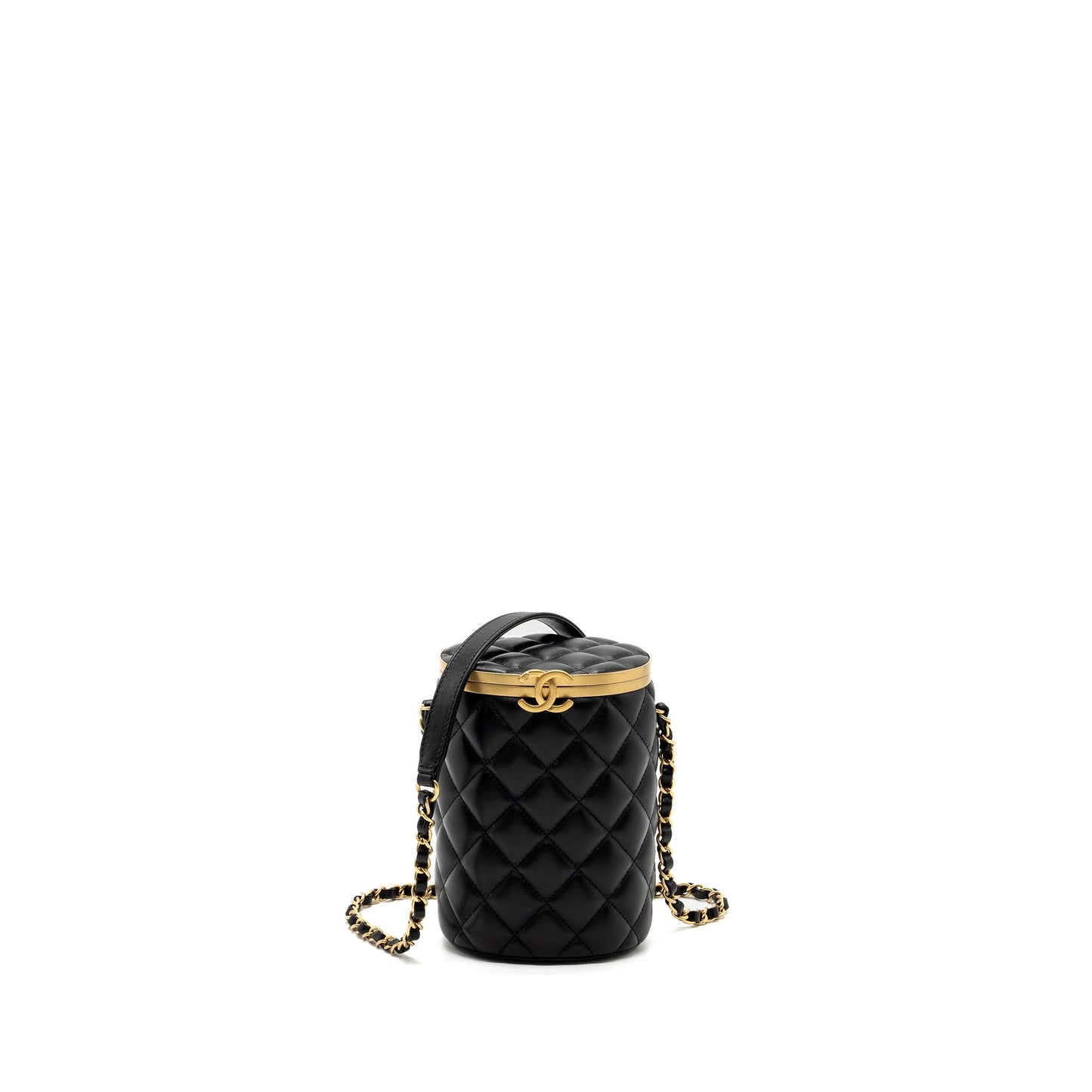 Chanel 21A Vanity With Chain Lambskin Black  (Microchip)