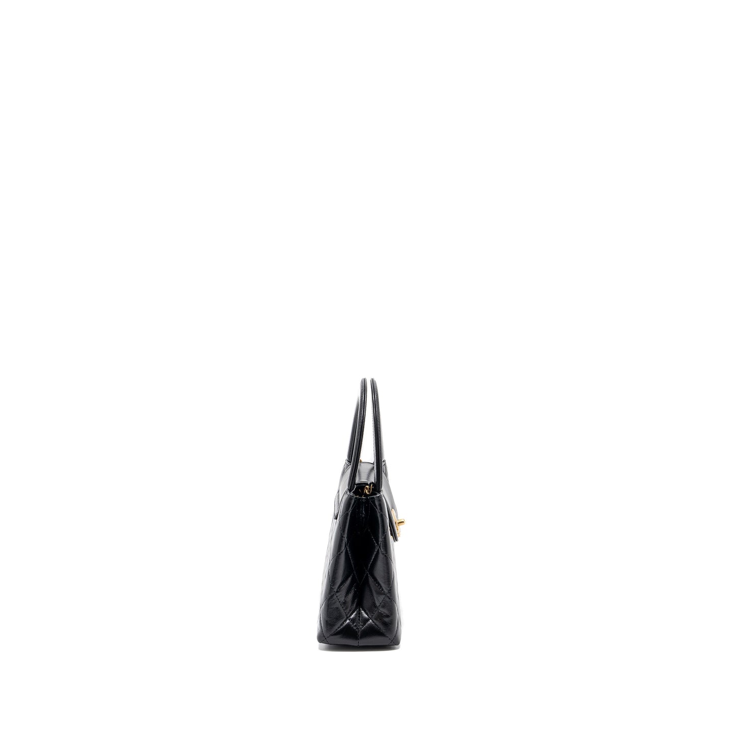 Chanel 23k Mini Shopping Tote Calfskin Black (Microchip)