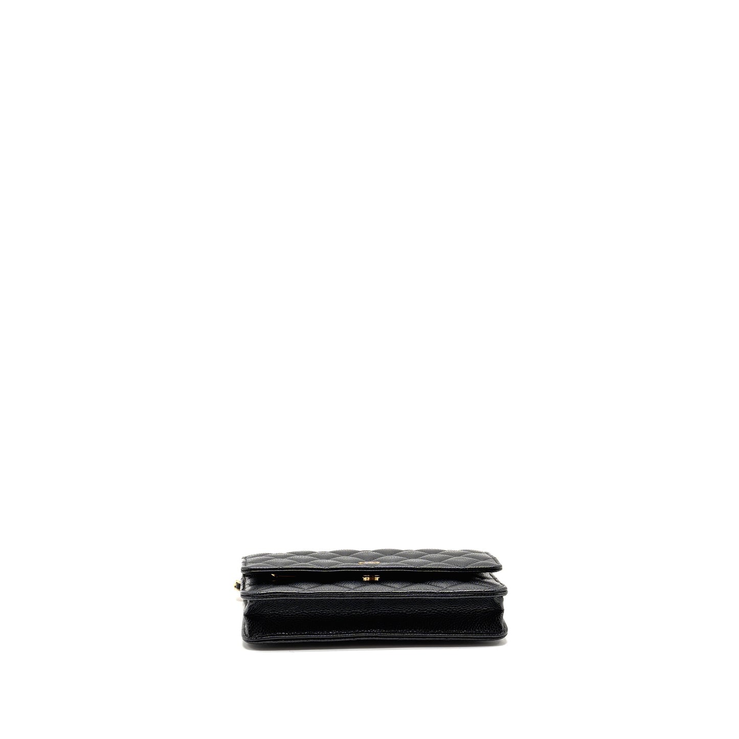 Chanel Classic Wallet On Chain Caviar Black  (Microchip)