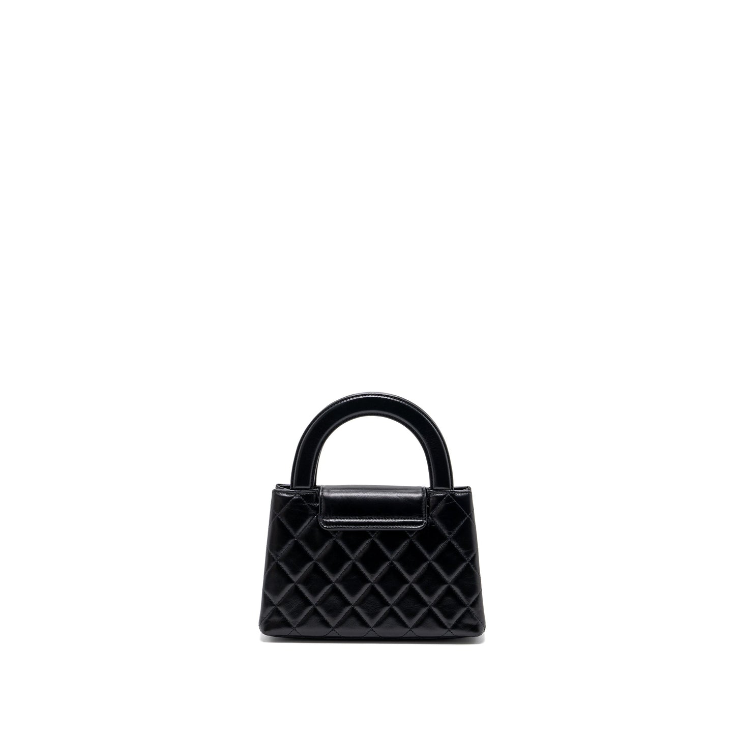 Chanel 23k Mini Shopping Tote Calfskin Black (Microchip)
