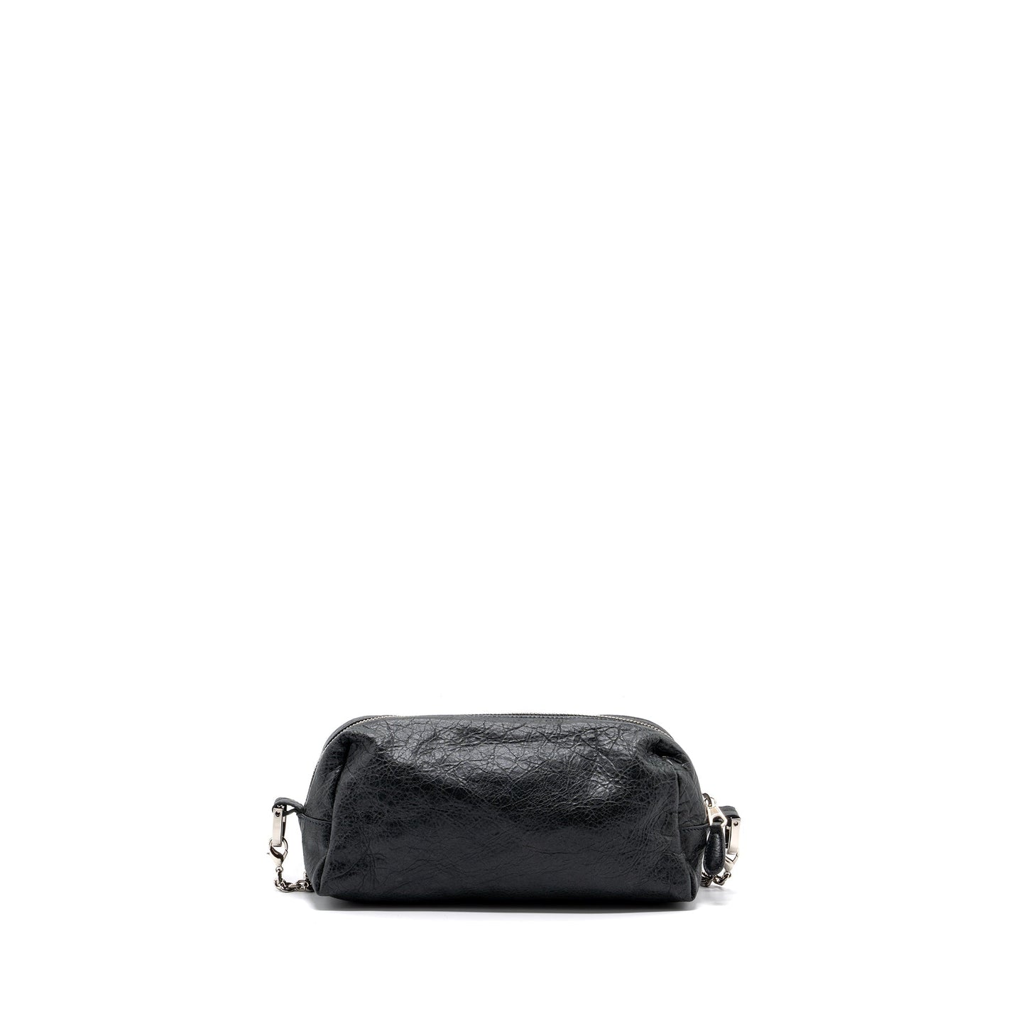 Balenciaga mini city crossbody chain Purse leather grey