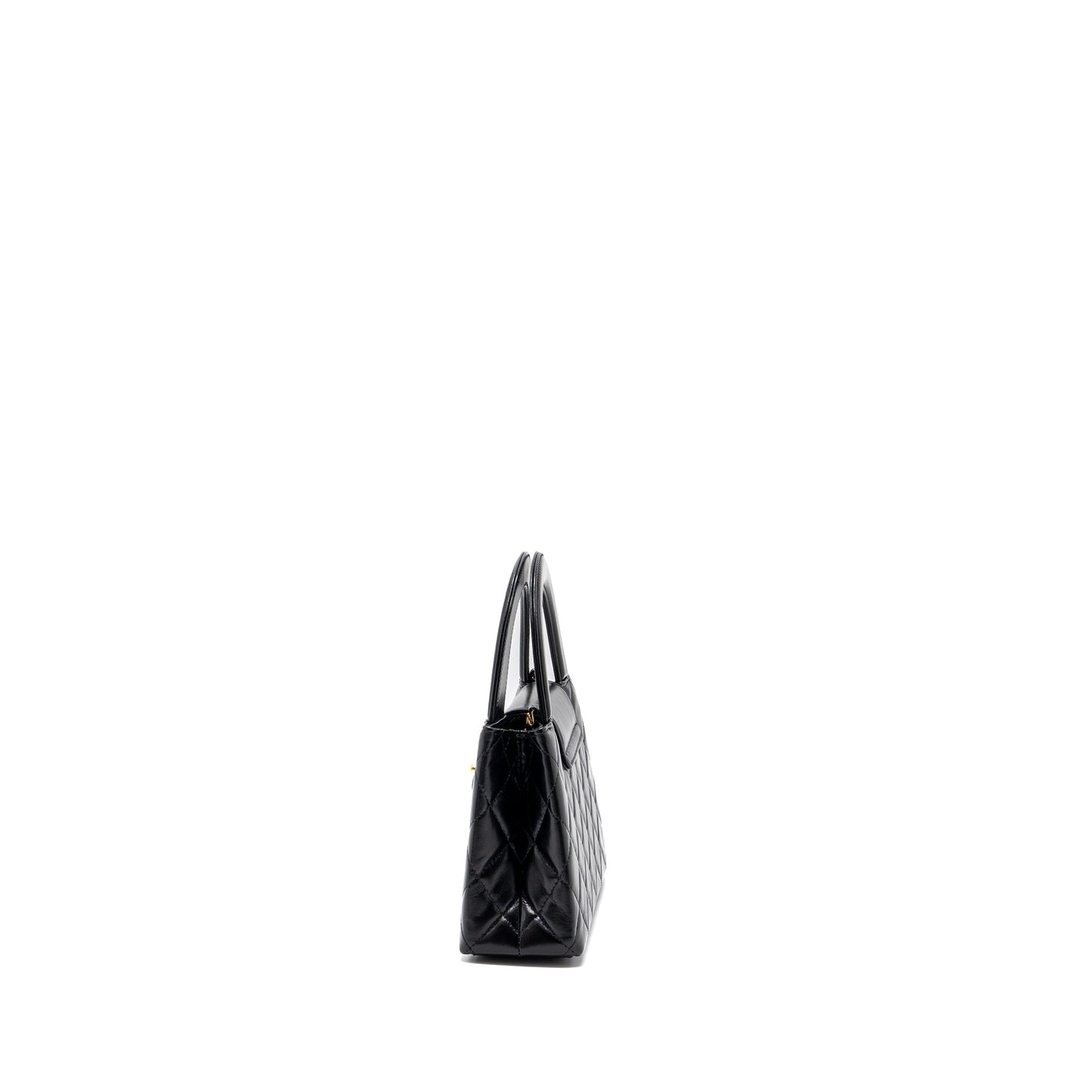 Chanel 23k Mini Shopping Tote Calfskin Black (Microchip)