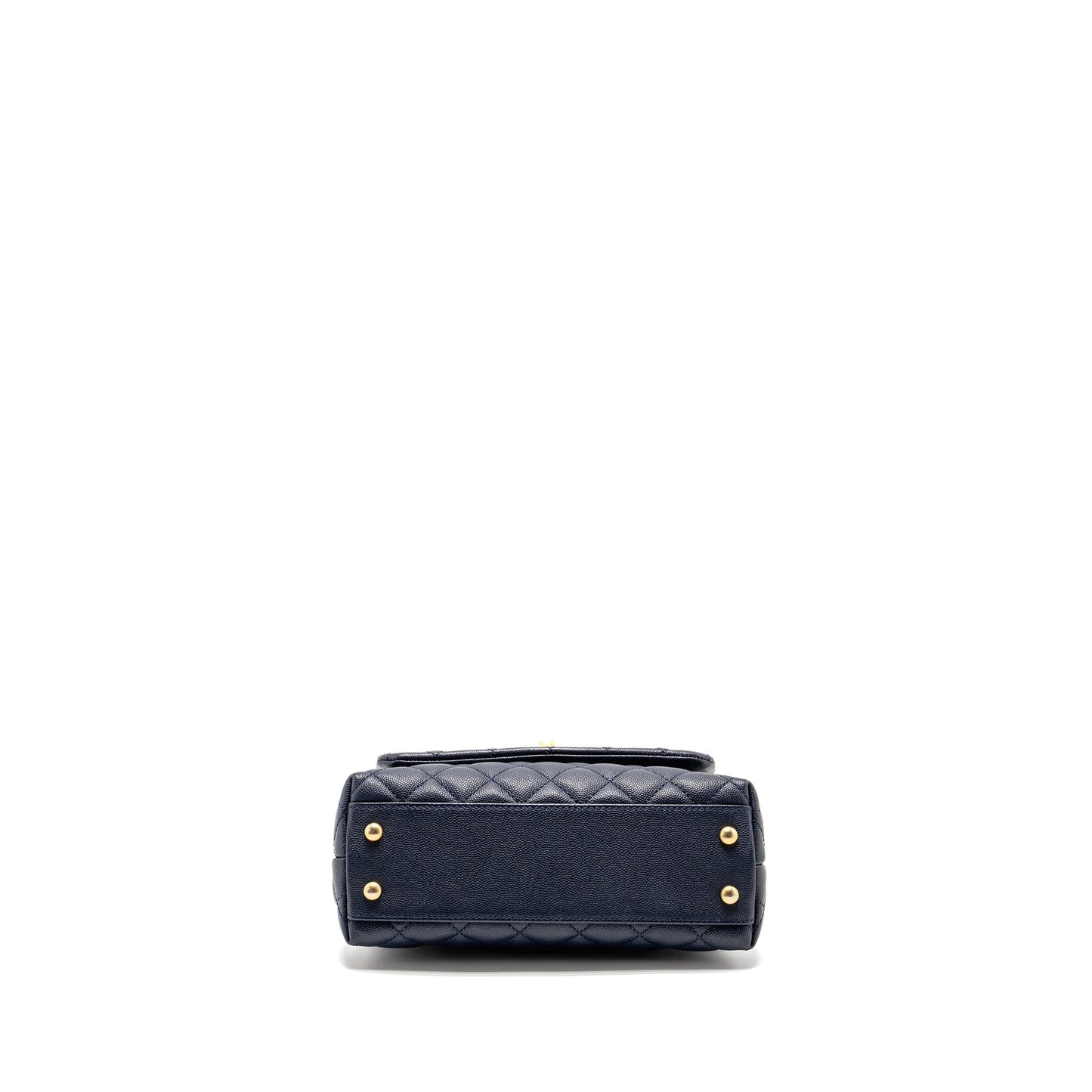 Chanel Small Coco Handle Caviar Navy