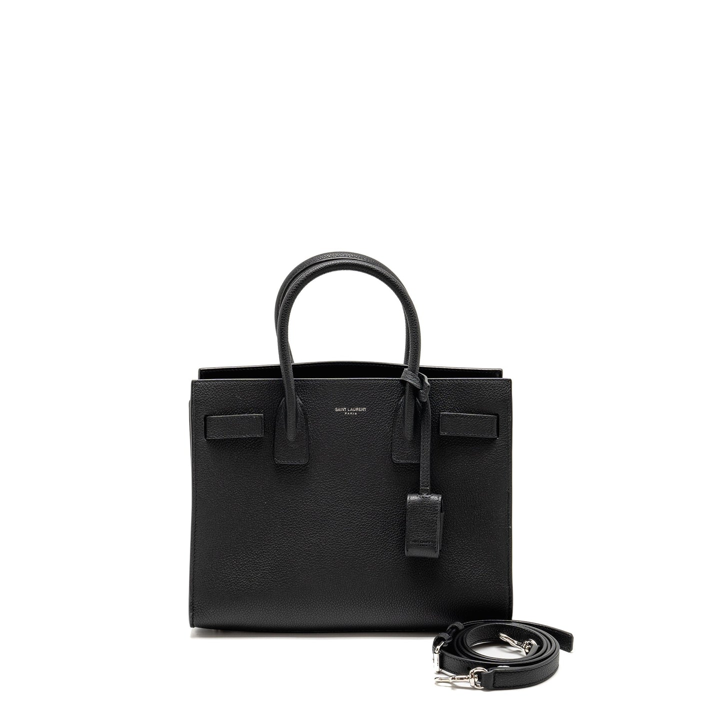 Saint Laurent Sac De Jour grained calfskin black