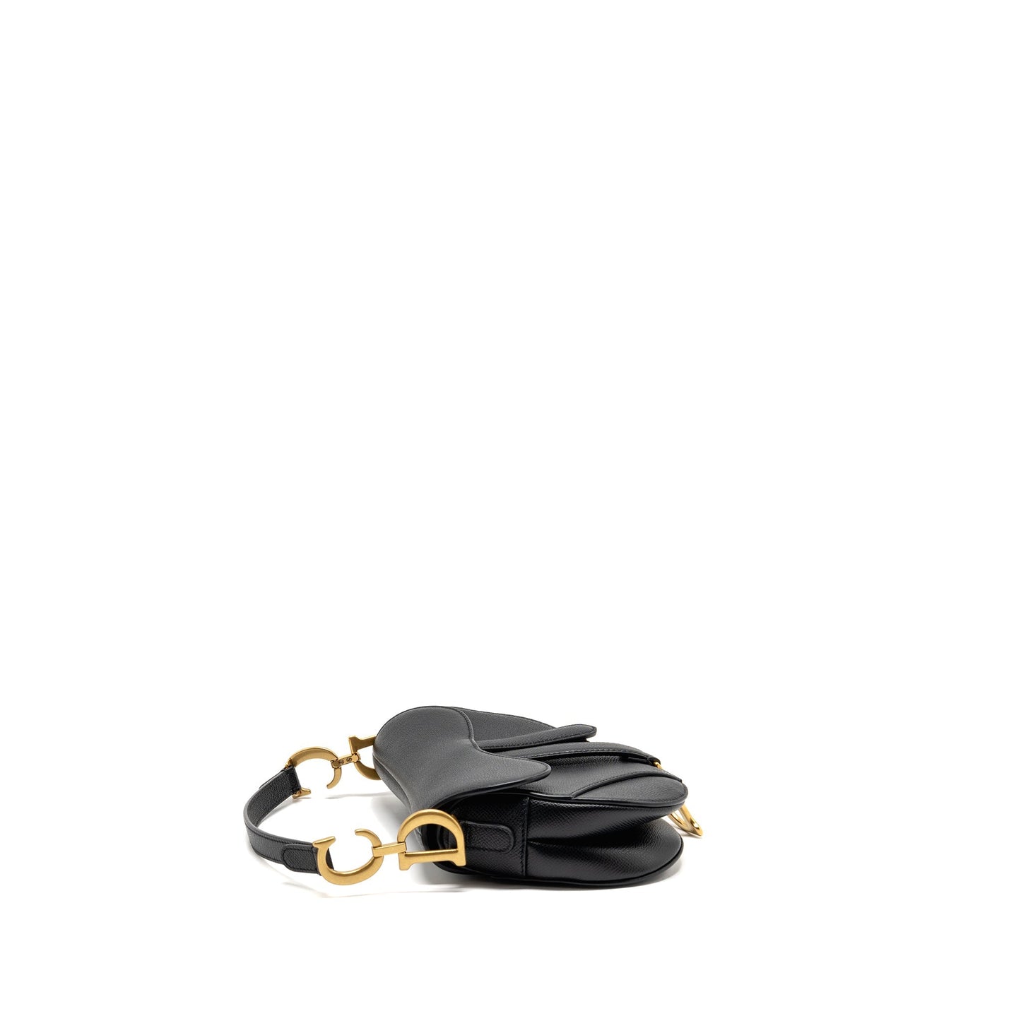 Dior Mini Saddle Purse Calfskin Black