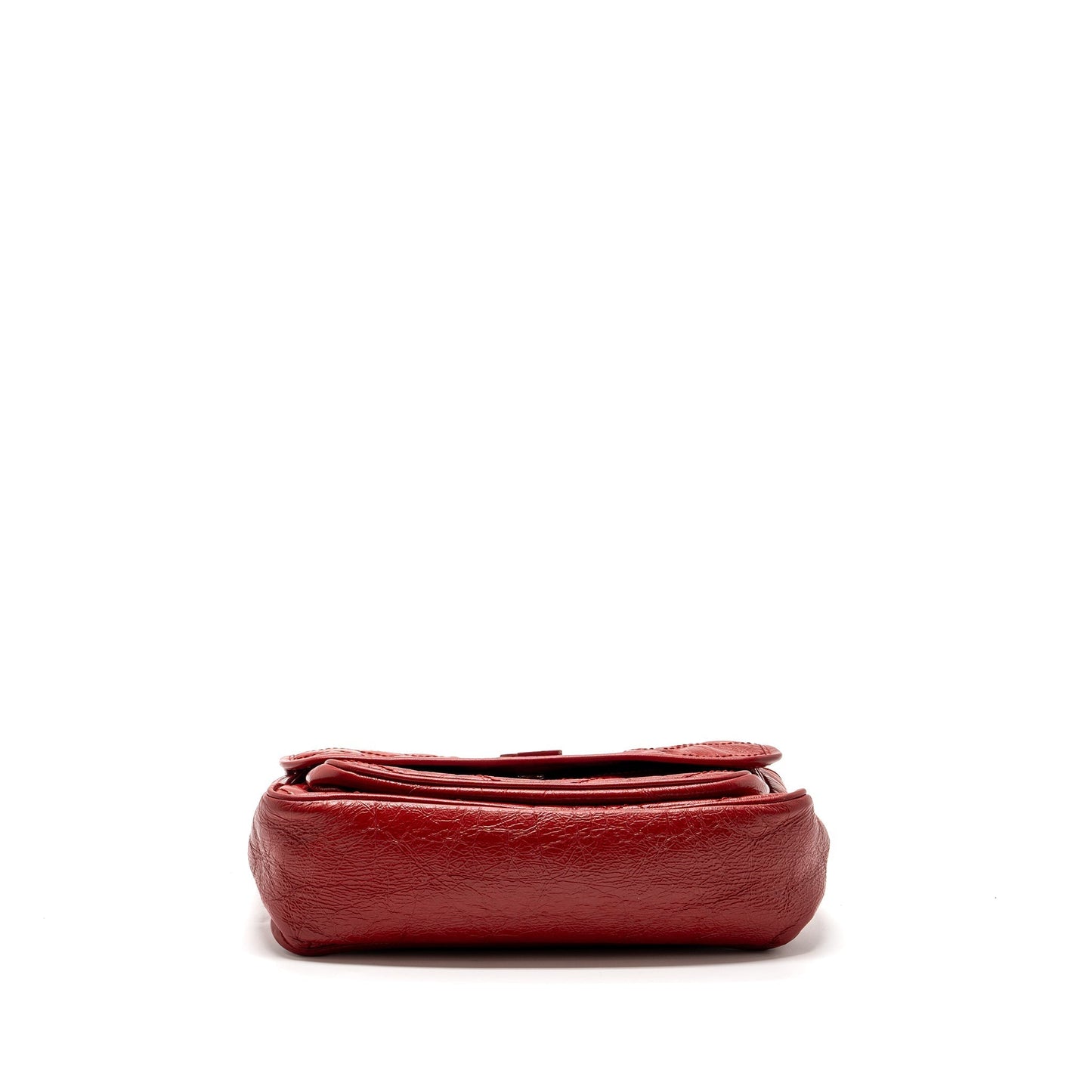 Saint laurent medium Niki Purse of calfskin red ruthenium hardware