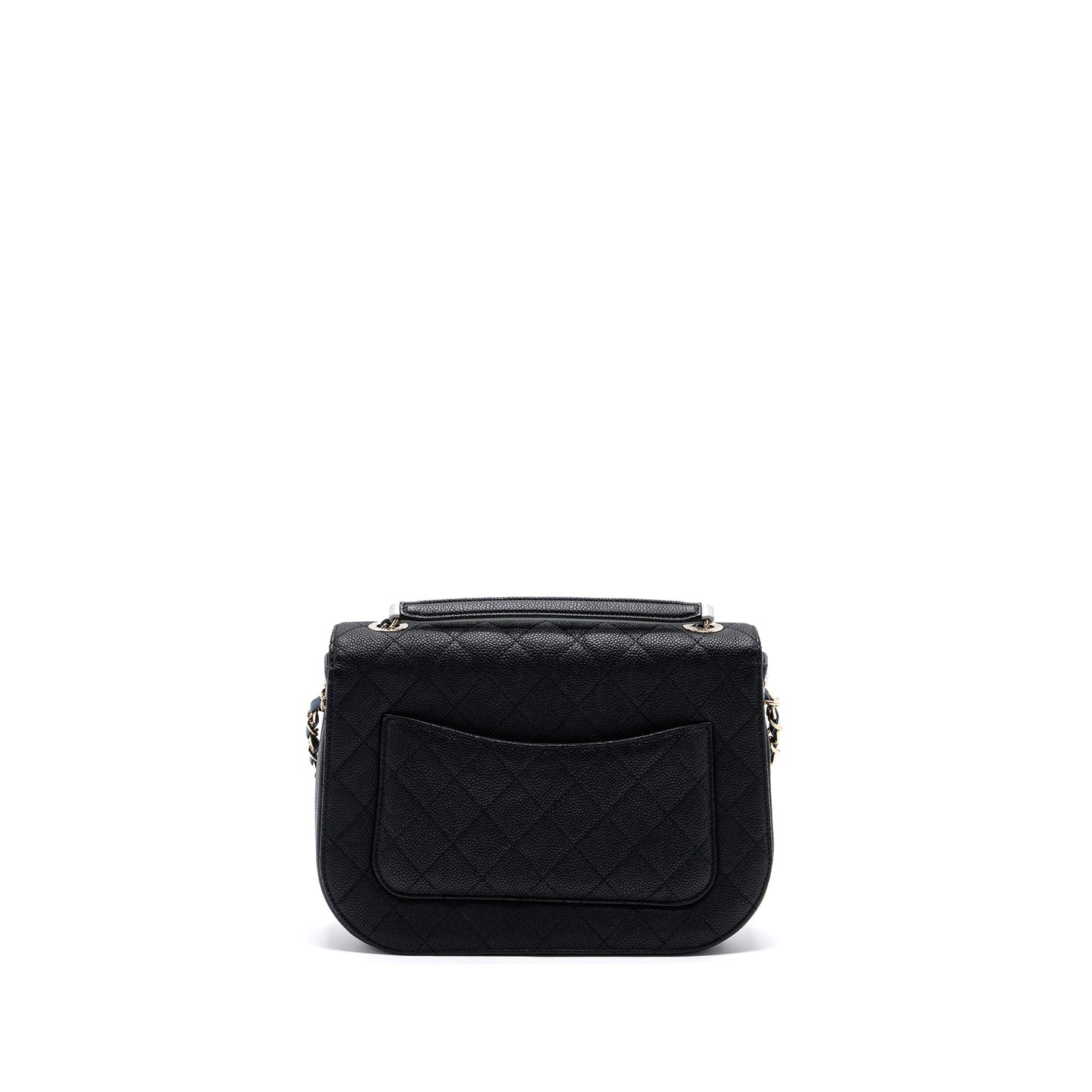 Chanel Flap Bag with handle Caviar Black/Multicolour L