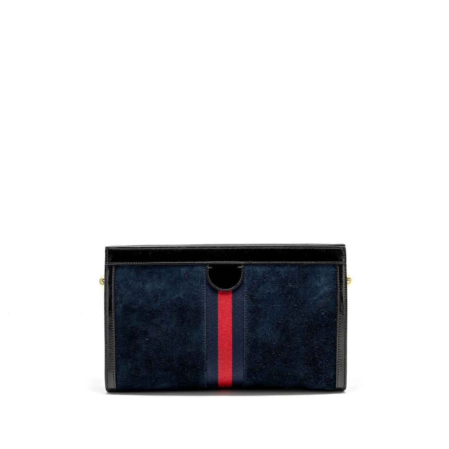 Gucci Ophidia Chain Bag Dragon Embroidered Suede Blue/Black/Multicolour
